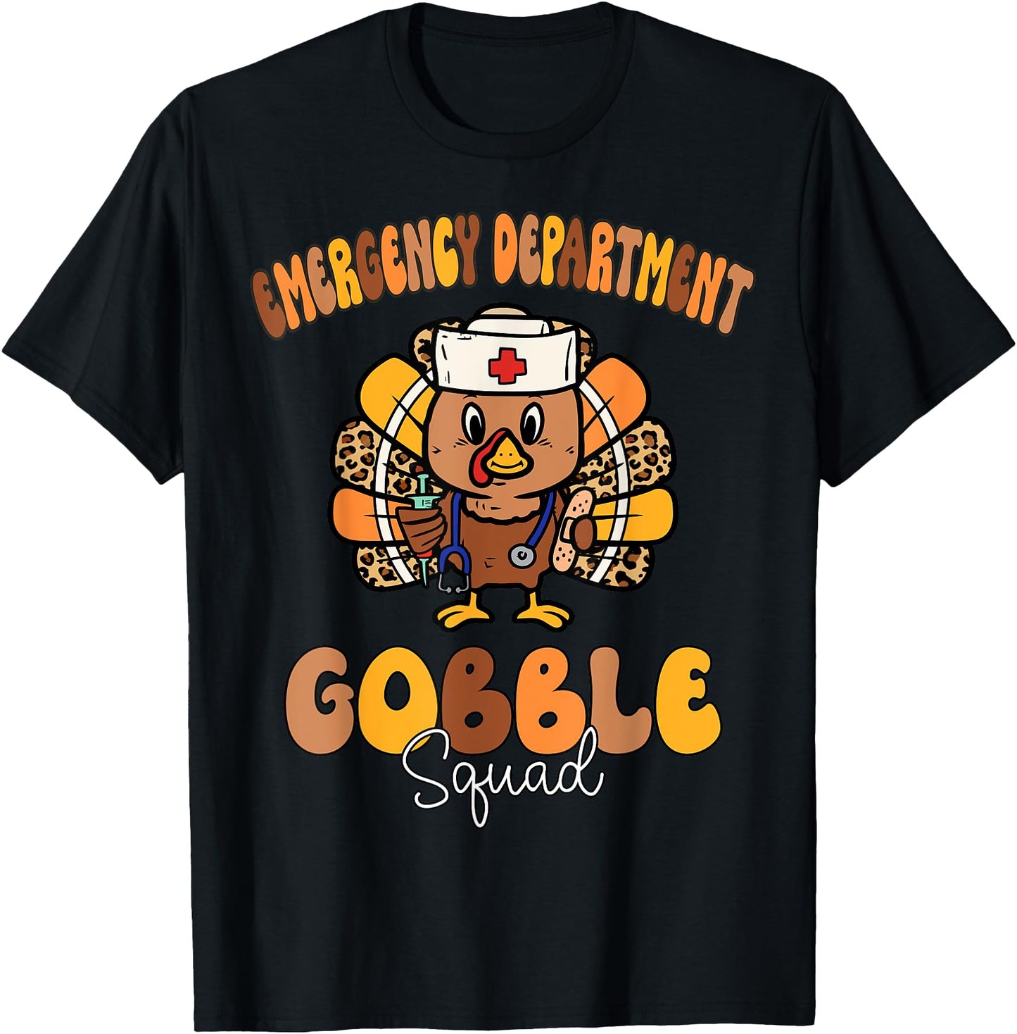 Emergency Department Gobble Squad Thanksgiving ER Nurse Fall