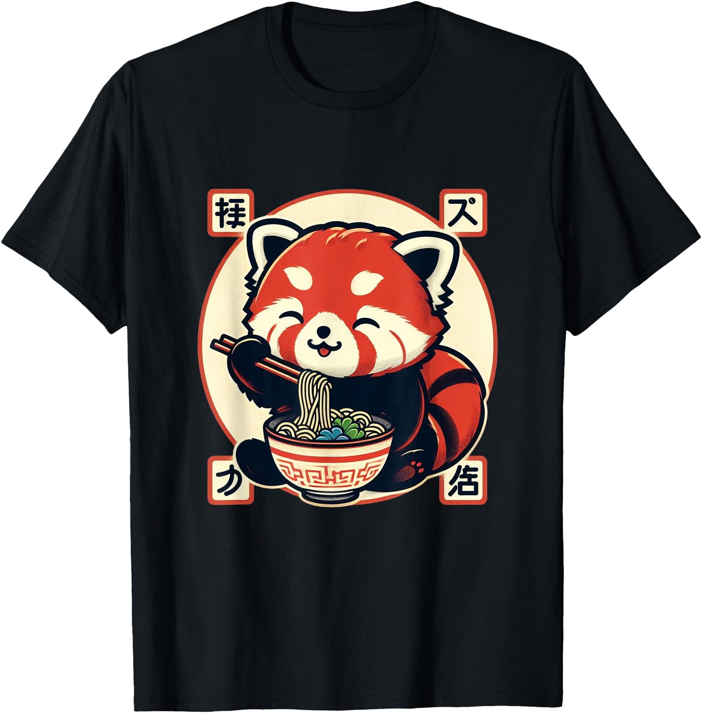 Red Panda Ramen Kawaii Neko Japanese Noodles Aesthetic