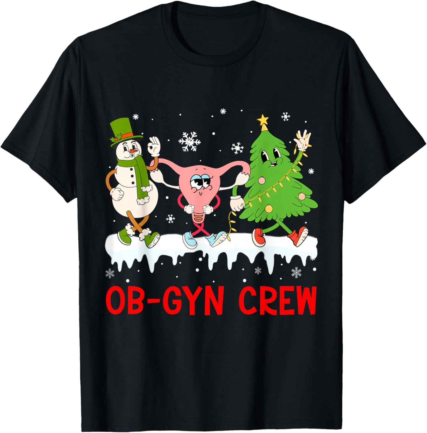 Ob-Gyn Crew Christmas Uterus Obstetrician Gynecologist Xmas