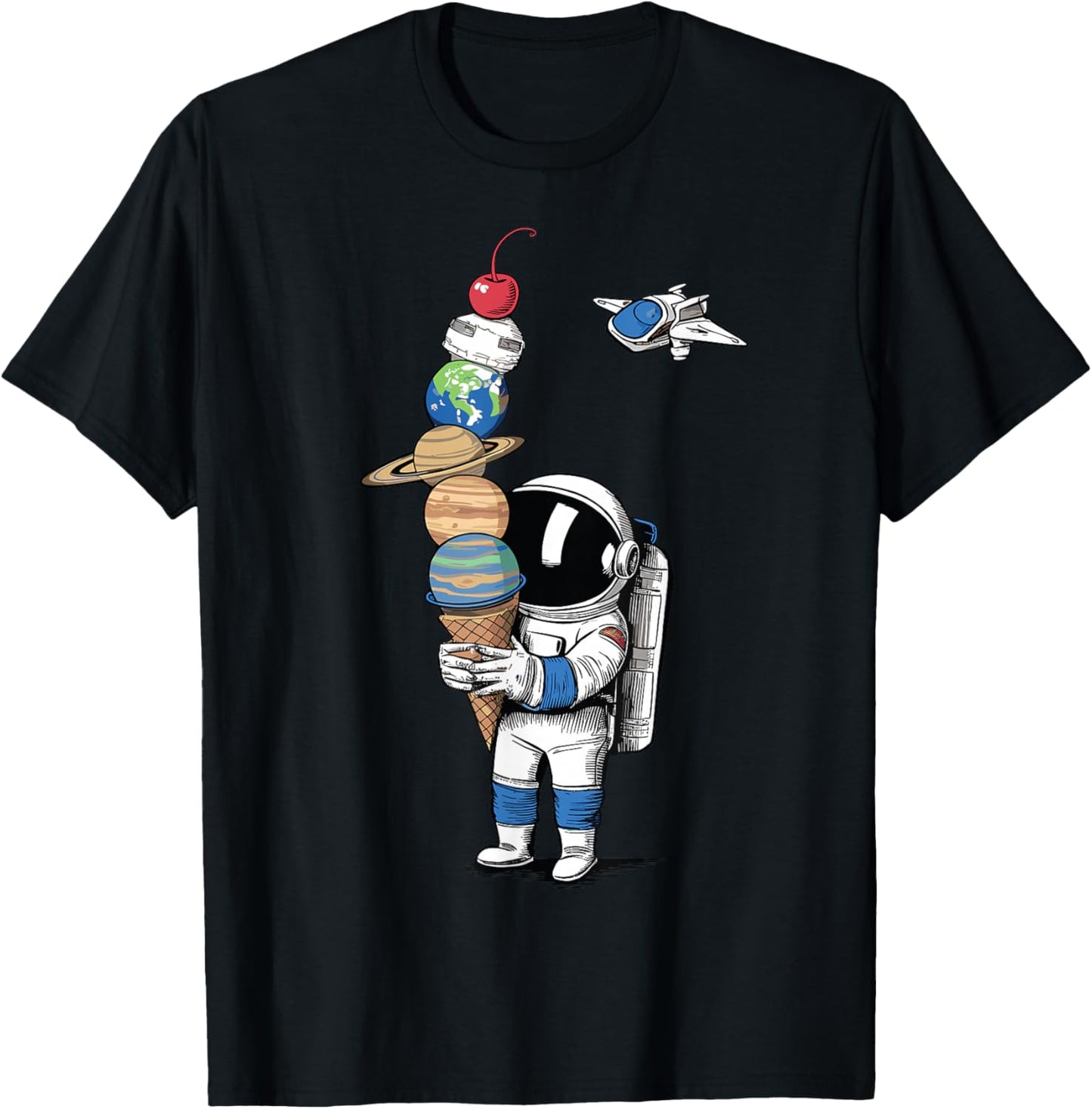 Astronaut Ice Cream Planets Space Boys Girls Kids Astronaut