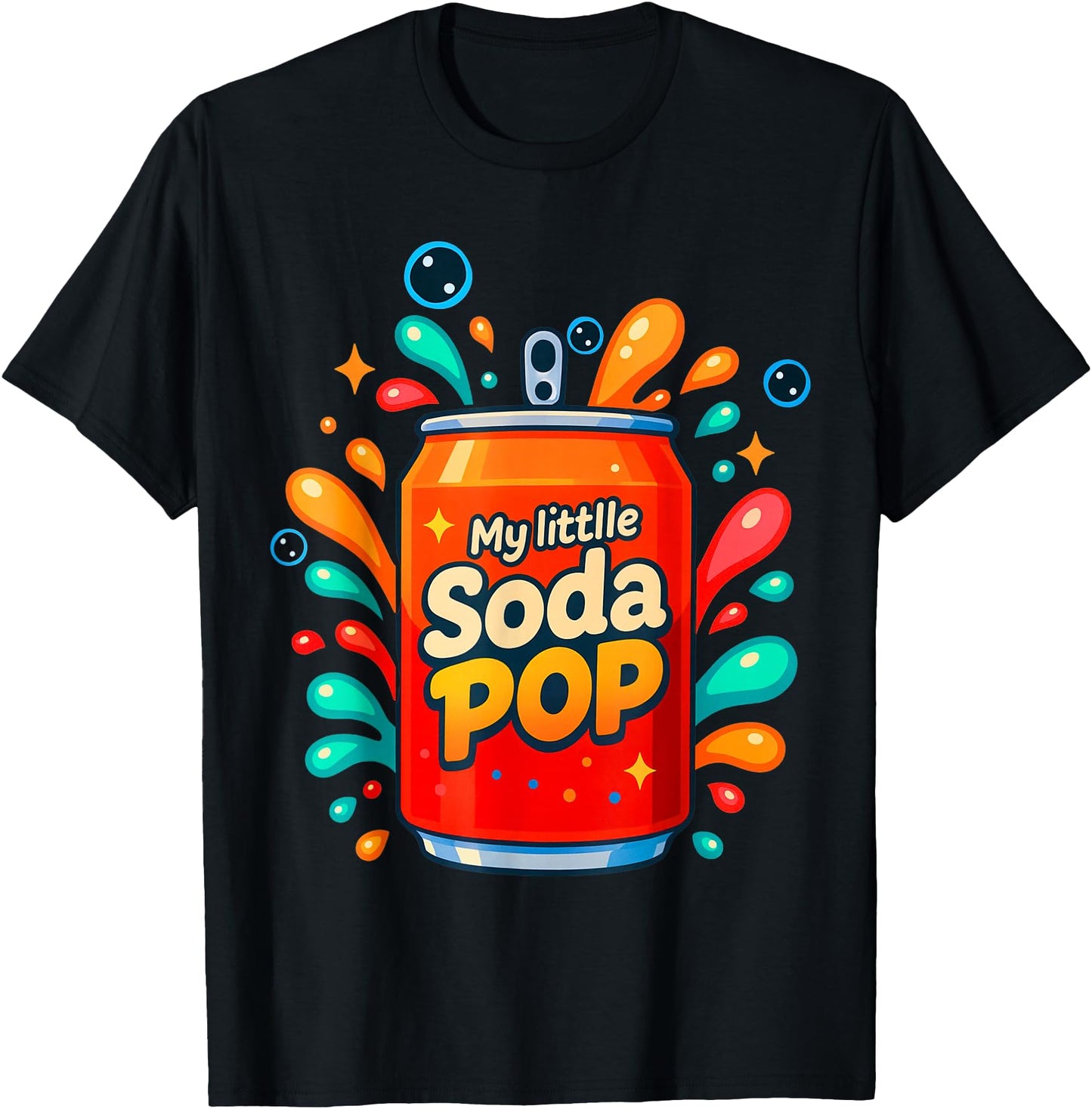 Soda Pop Cartoon Splash Cute Retros Beverage Funny Oranges