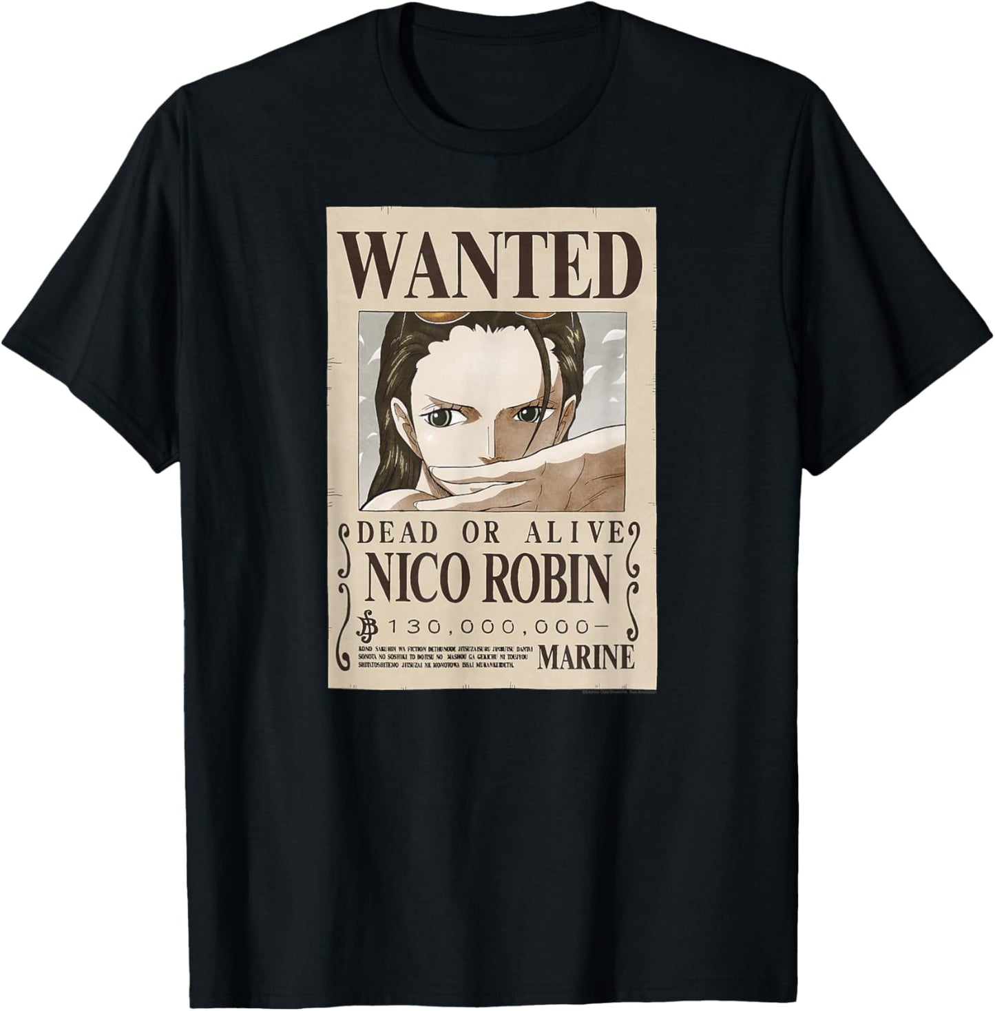 One Piece Anime Nico Robin Wanted Poster