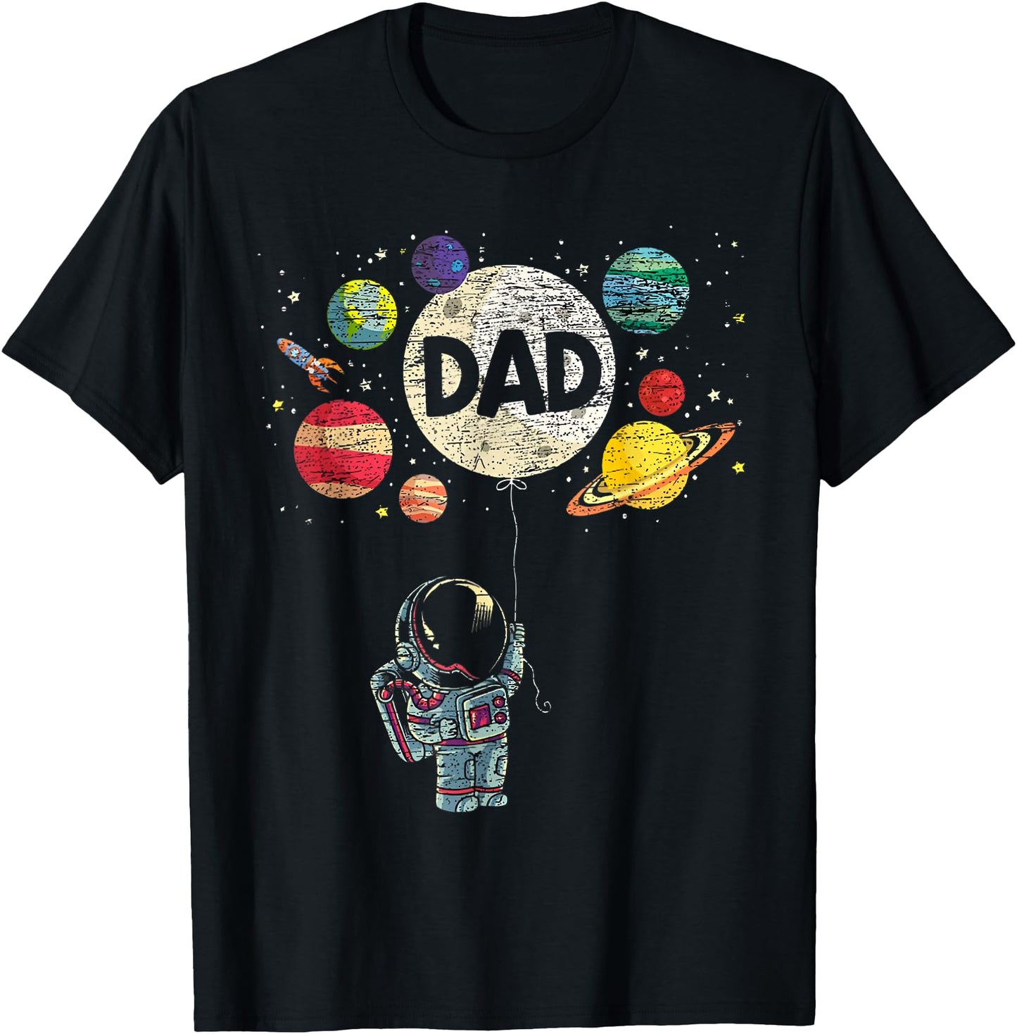 Dad of The Birthday Boys Space Astronaut Family Party Daddy