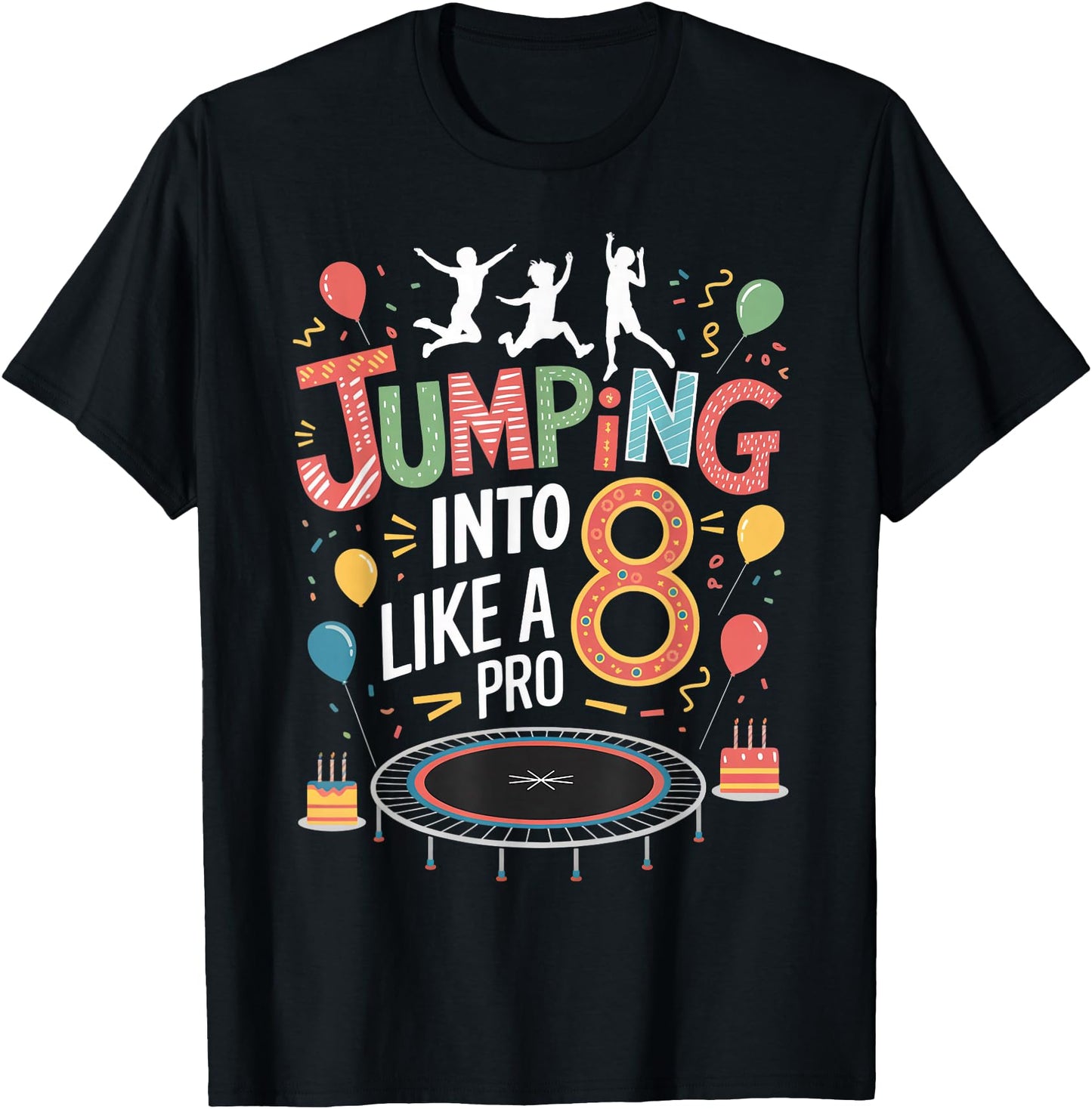 Jumping Into 8 Birthday Party Trampolining Trampoline
