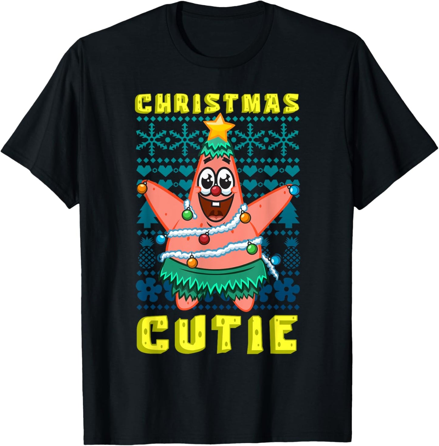 Mademark x SpongeBob SquarePants - SpongeBob Patrick Star Christmas Cutie Xmas Tree Lights Fun