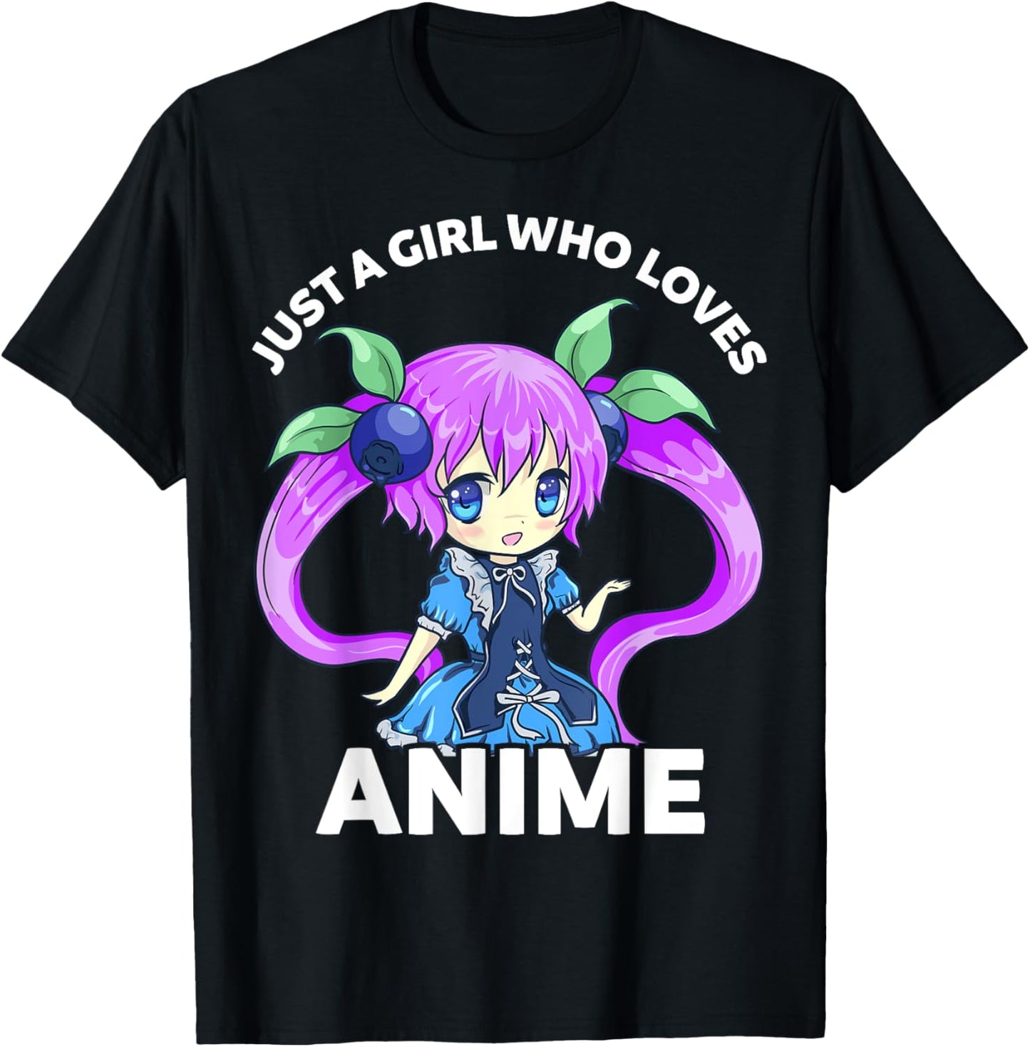 Cute Kawaii Chibi Just A Girl Who Loves Anime