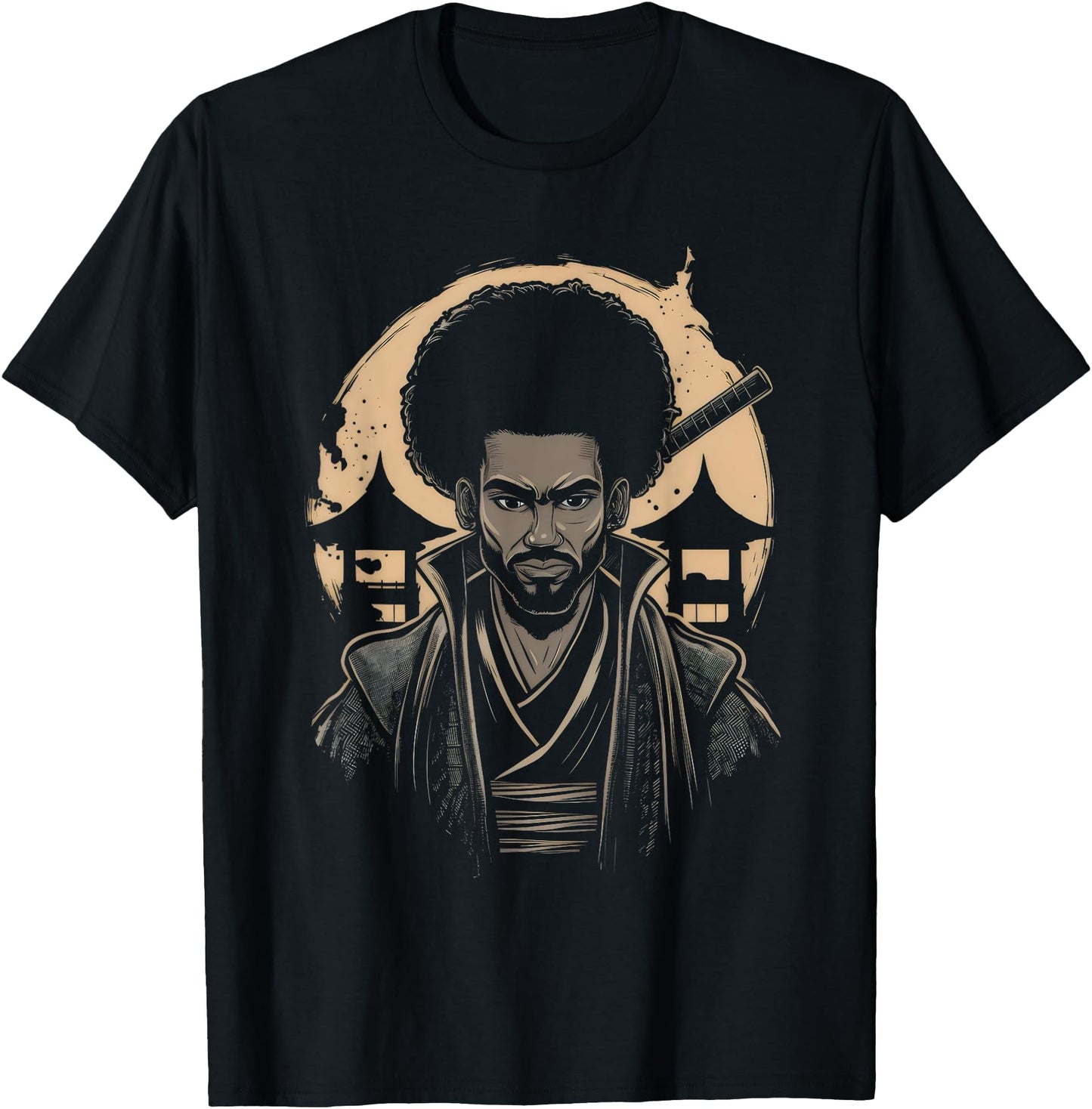 Afro Samurai Japanese Style Bushido Katana African Warrior