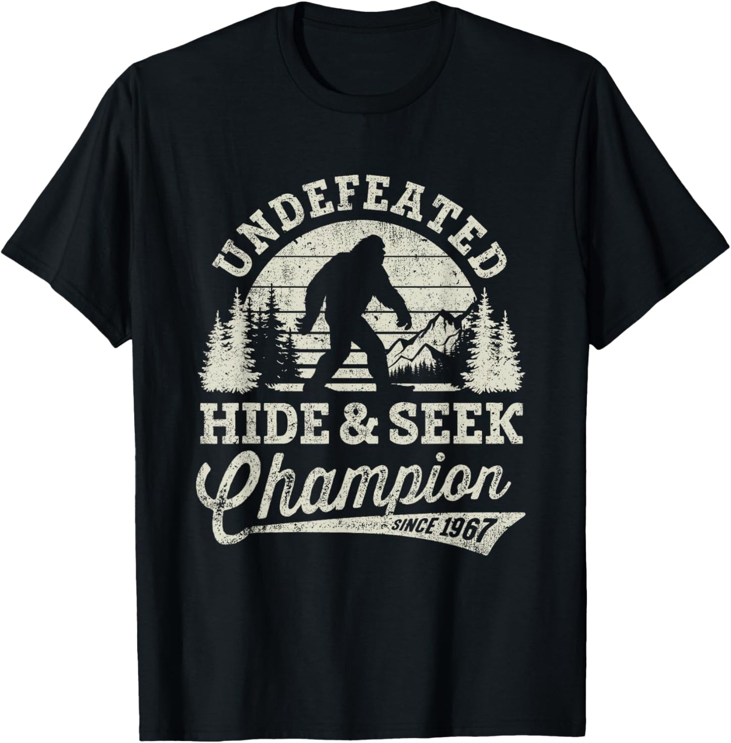 Bigfoot Undefeated Hide And Seek Champion Vintage