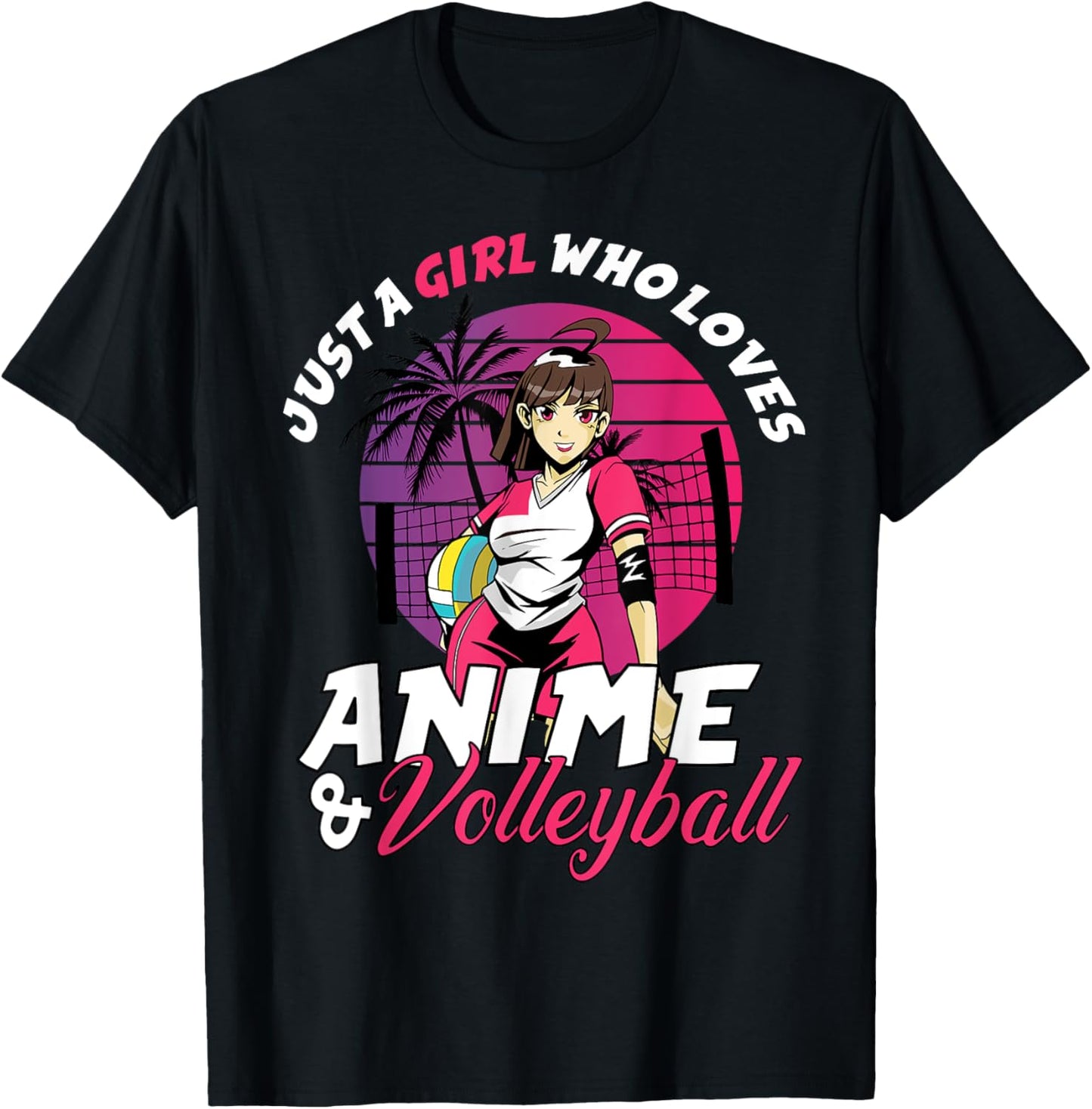 Just A Girl Who Loves Anime and Volleyball Anime Girls Gift