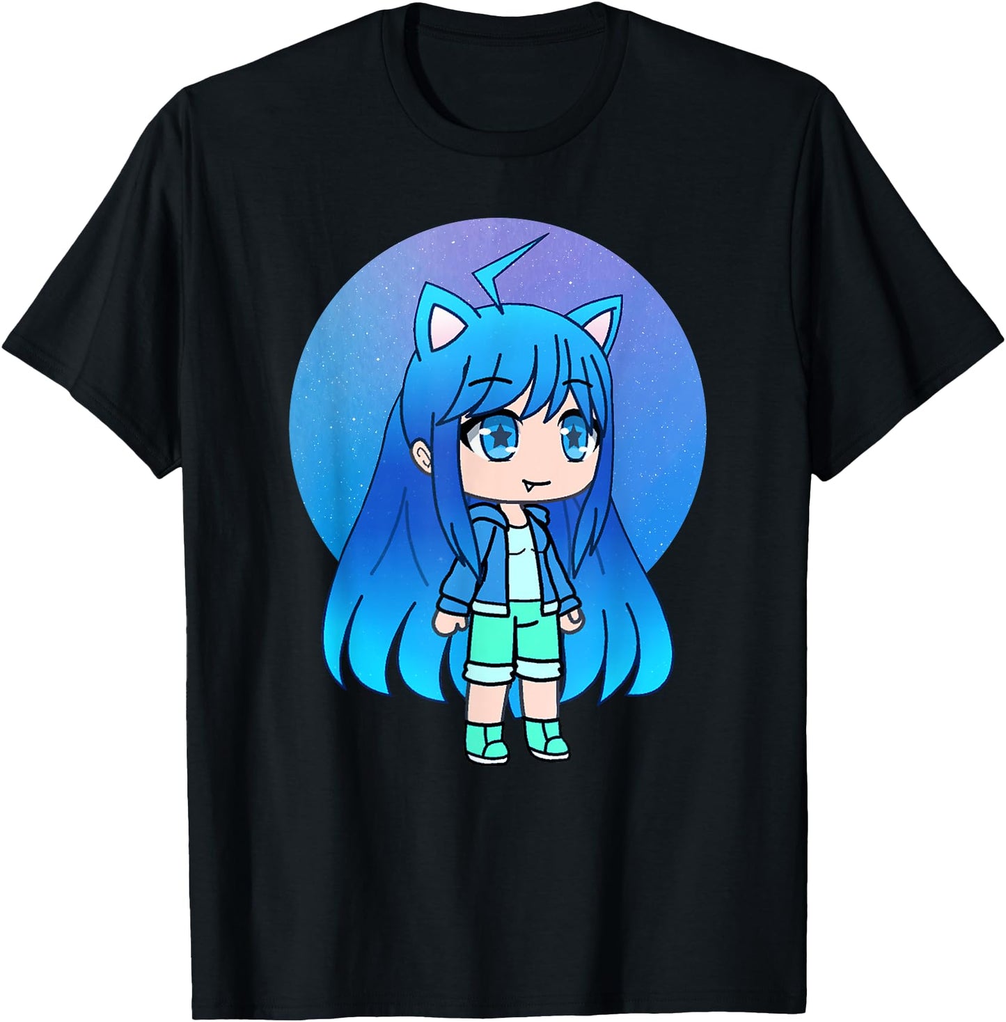Cute Chibi style Kawaii Anime Girl AquaChan