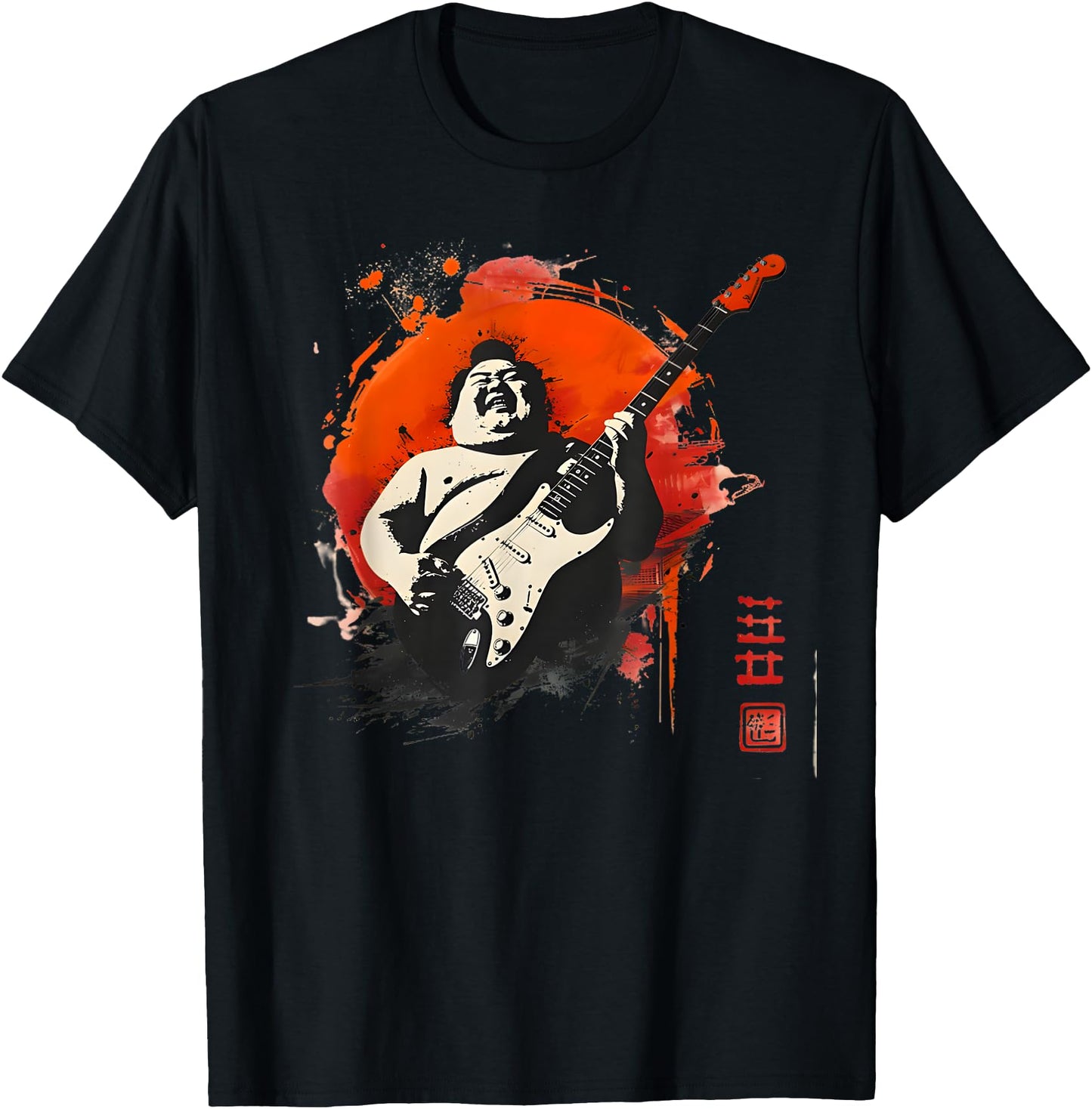 Sumo Wrestler Guitar Symphony - Japanese Style Inspired