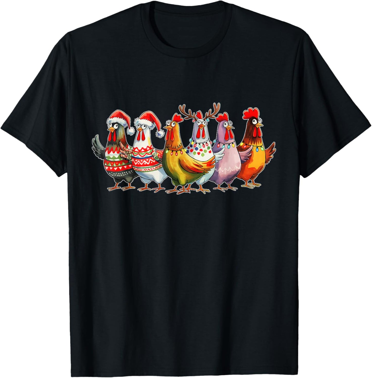 Funny Xmas Chicken Farmer Christmas Matching Family Christma