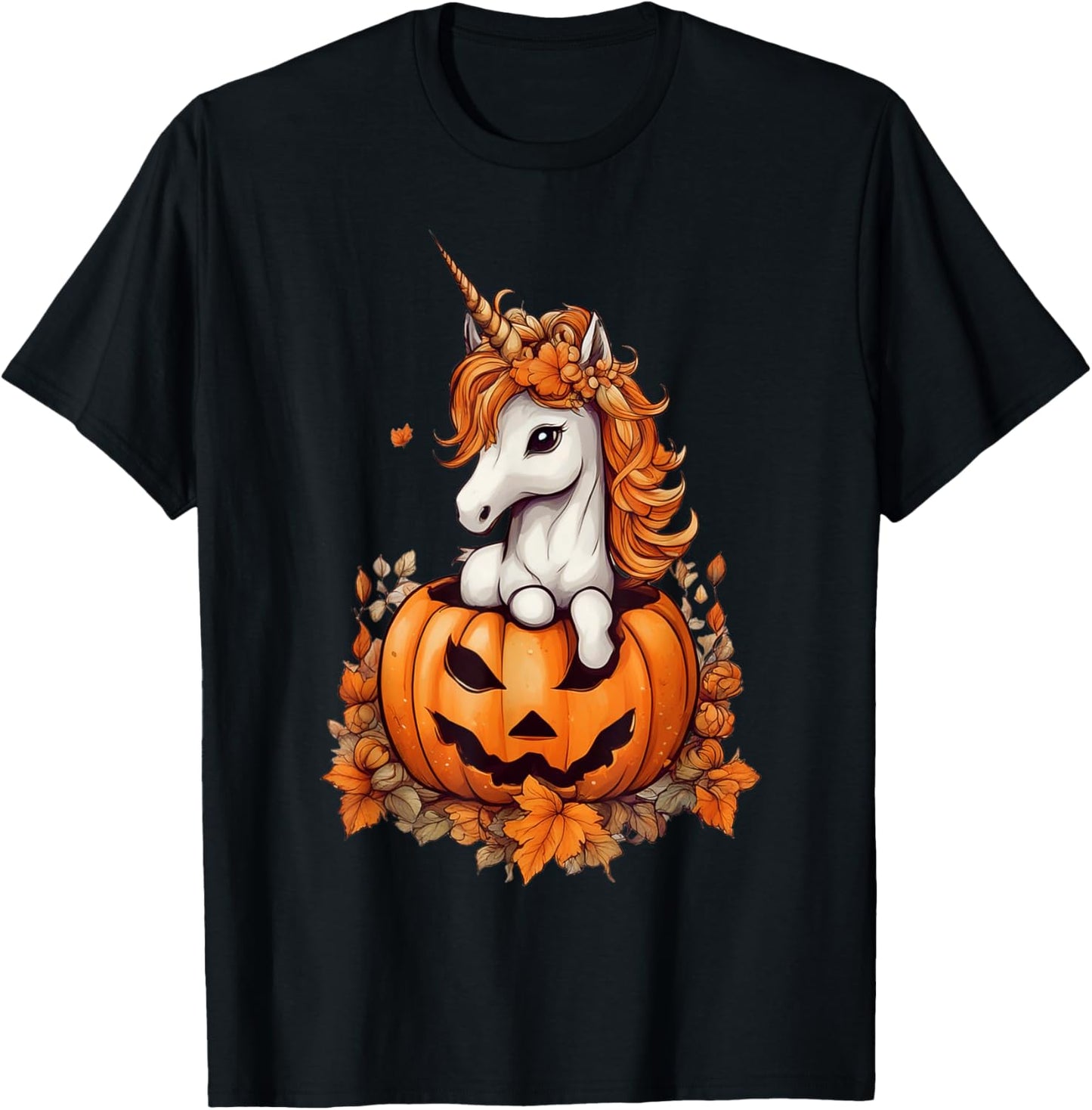 Cute Halloween Anime Kawaii Unicorn Pumpkin Girls