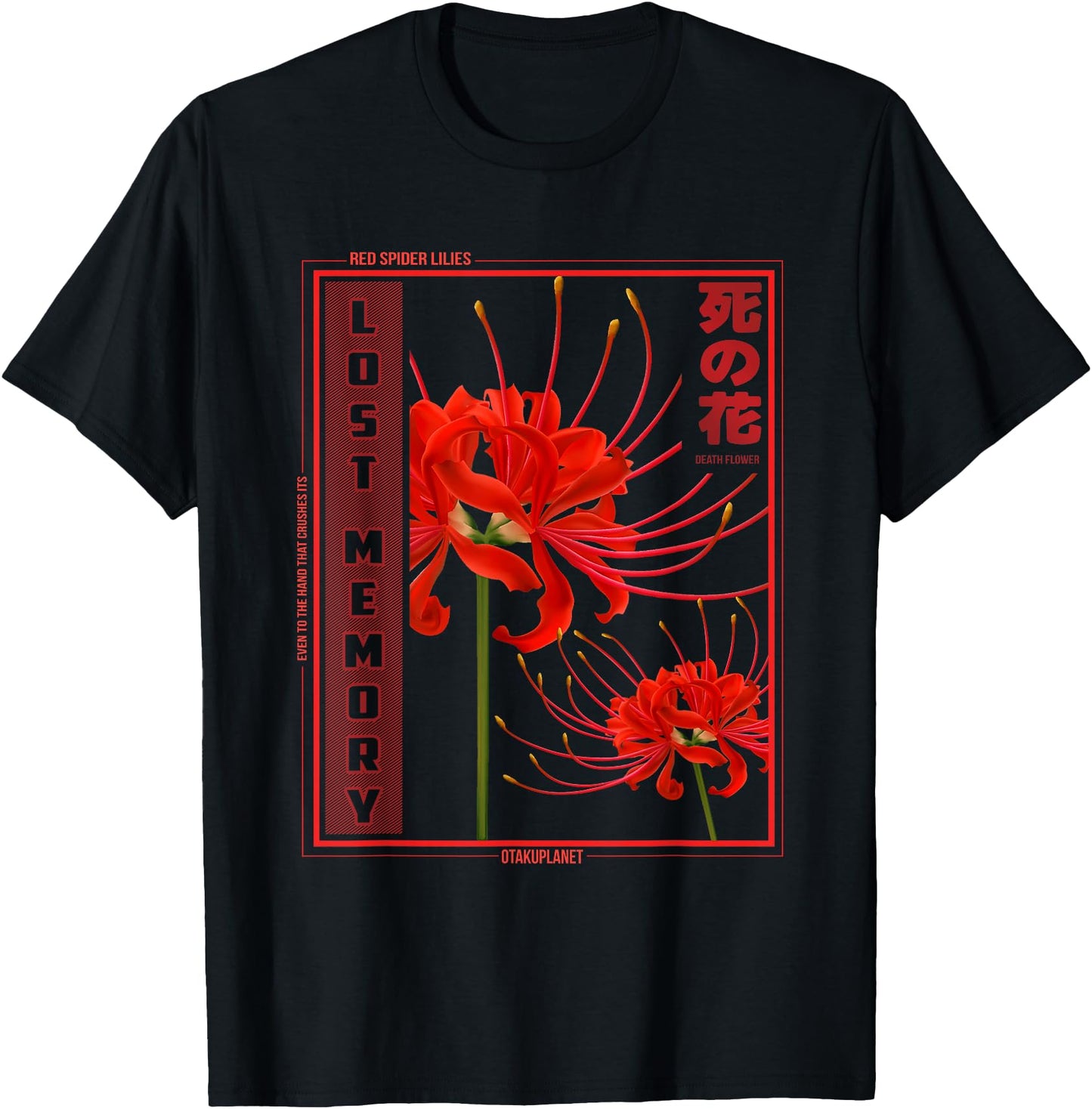 Japanese Spider Lily Flower Lover Anime Aesthetic Manga