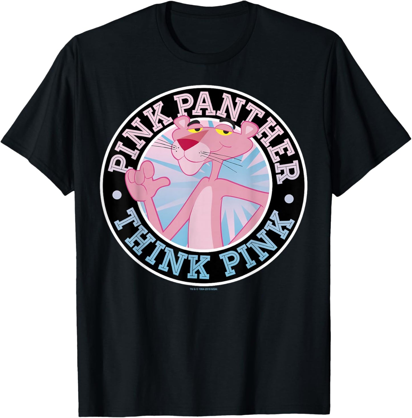 Pink Panther Think Pink Circle Portrait
