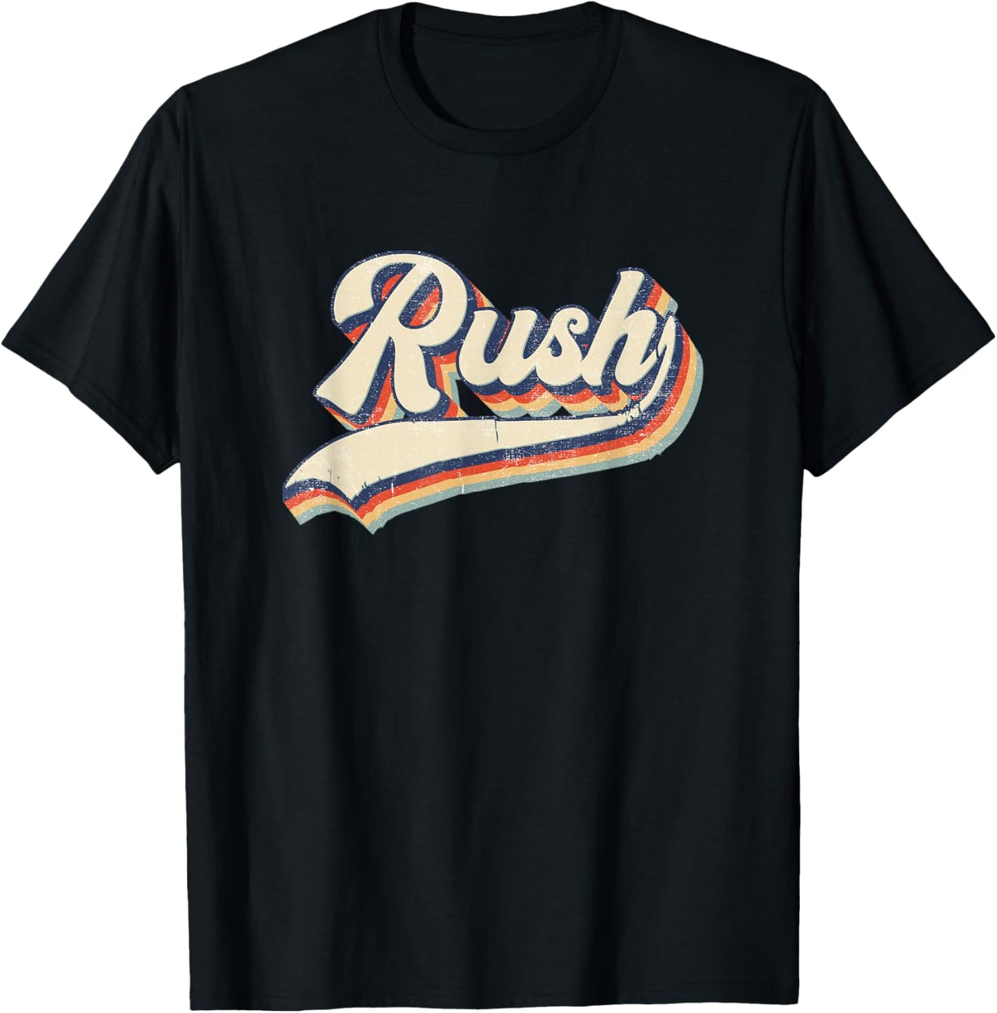 Rush Surname Vintage Retro Gift Men Women Boy Girl