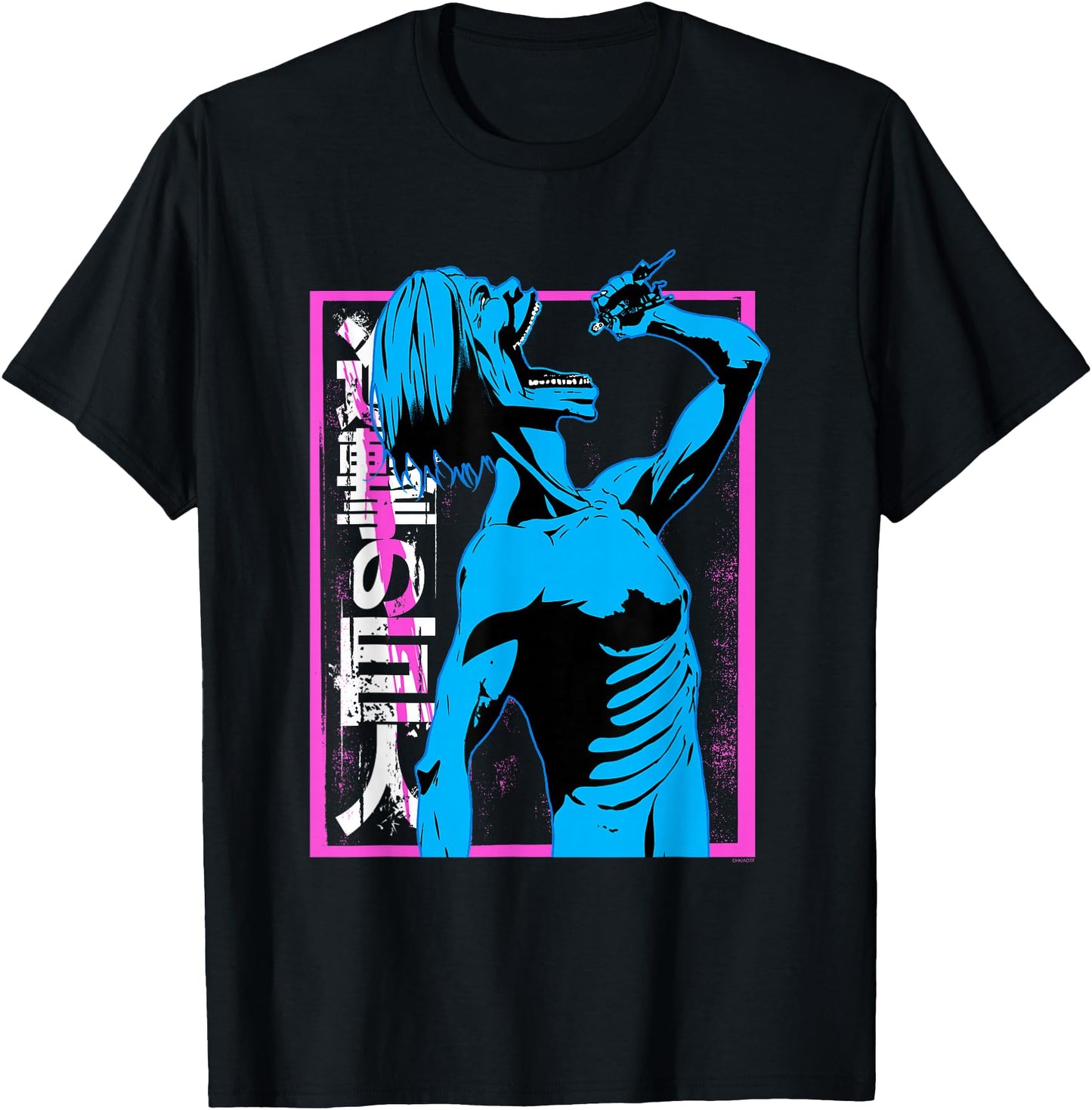Attack on Titan Colorful Titan Eating Anime
