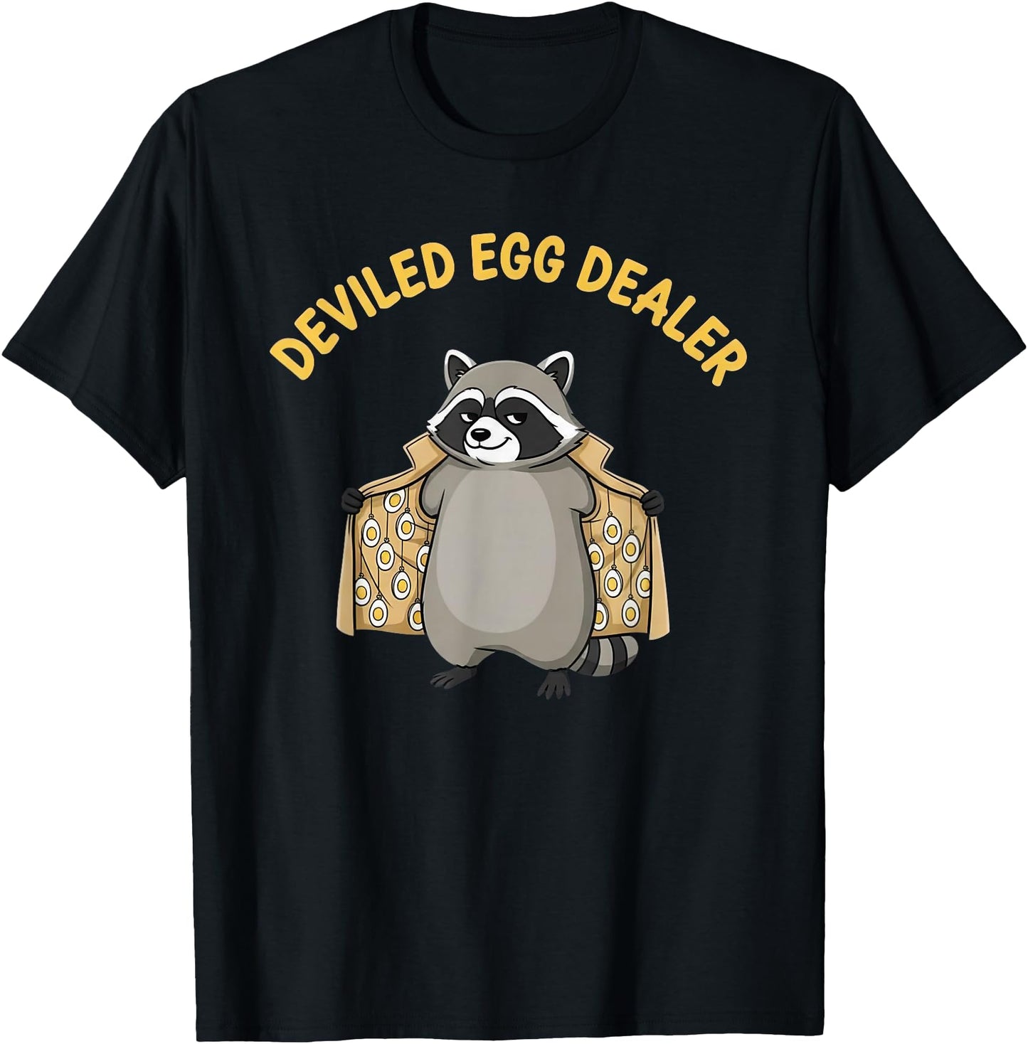 Funny Raccoon Deviled Egg Dealer Trench Coat