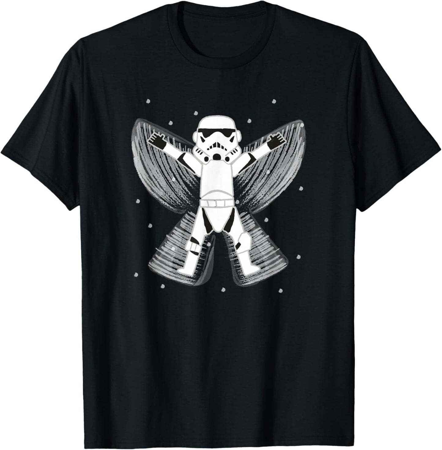Star Wars Classic Christmas Cartoon Stormtrooper Snow Angel