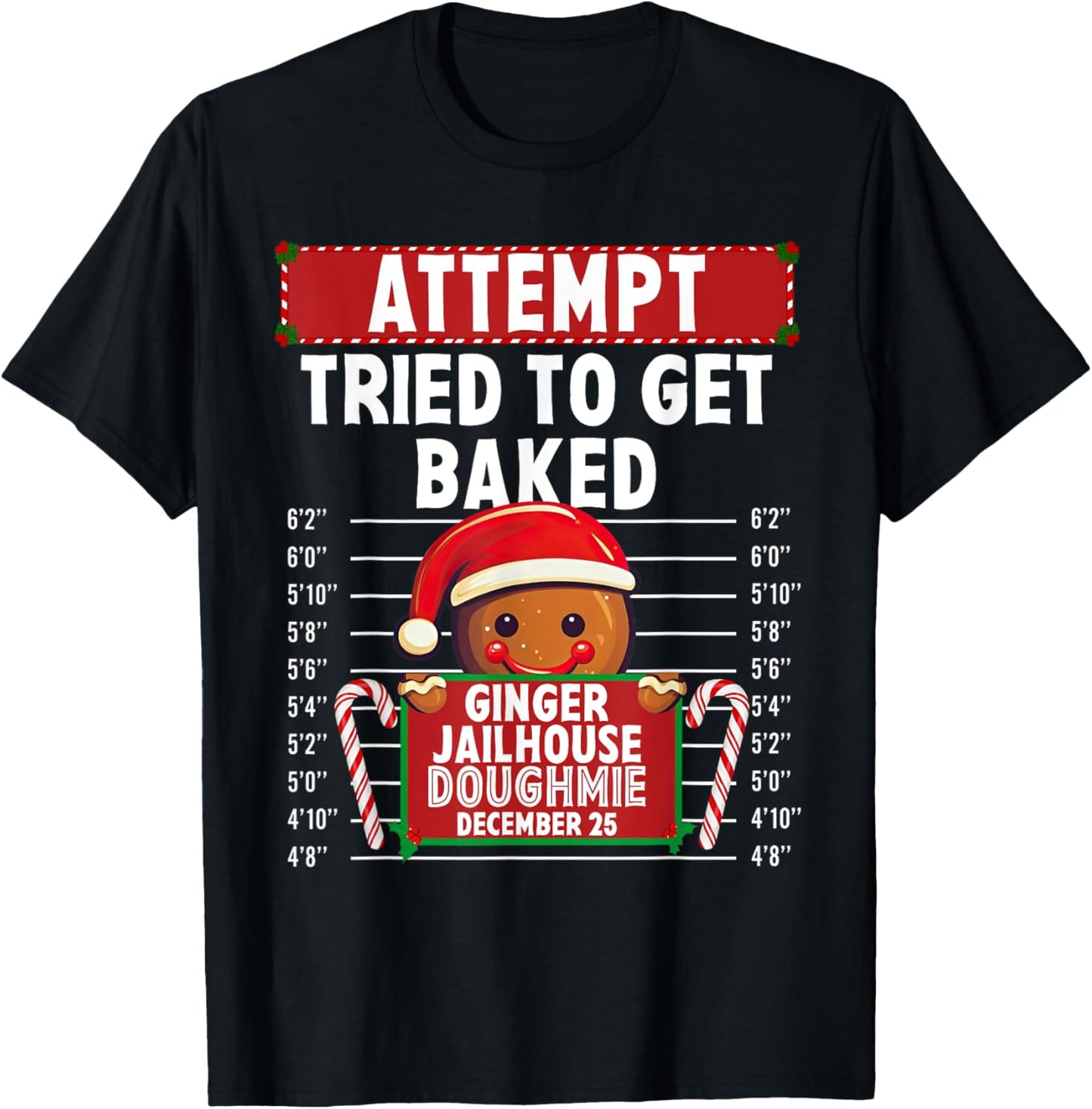 Attempt Ginger Jailhouse Christmas Xmas Gingerbread Holiday