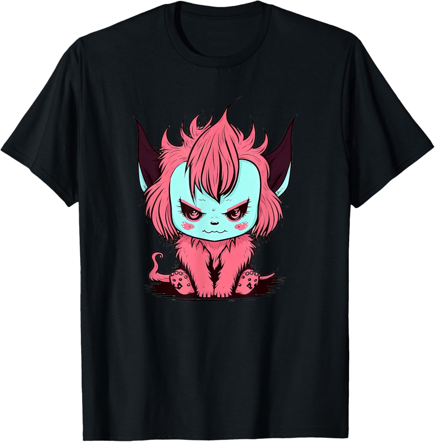 Cute Demon Cat - Chibi Anime Cat Devil Men Women