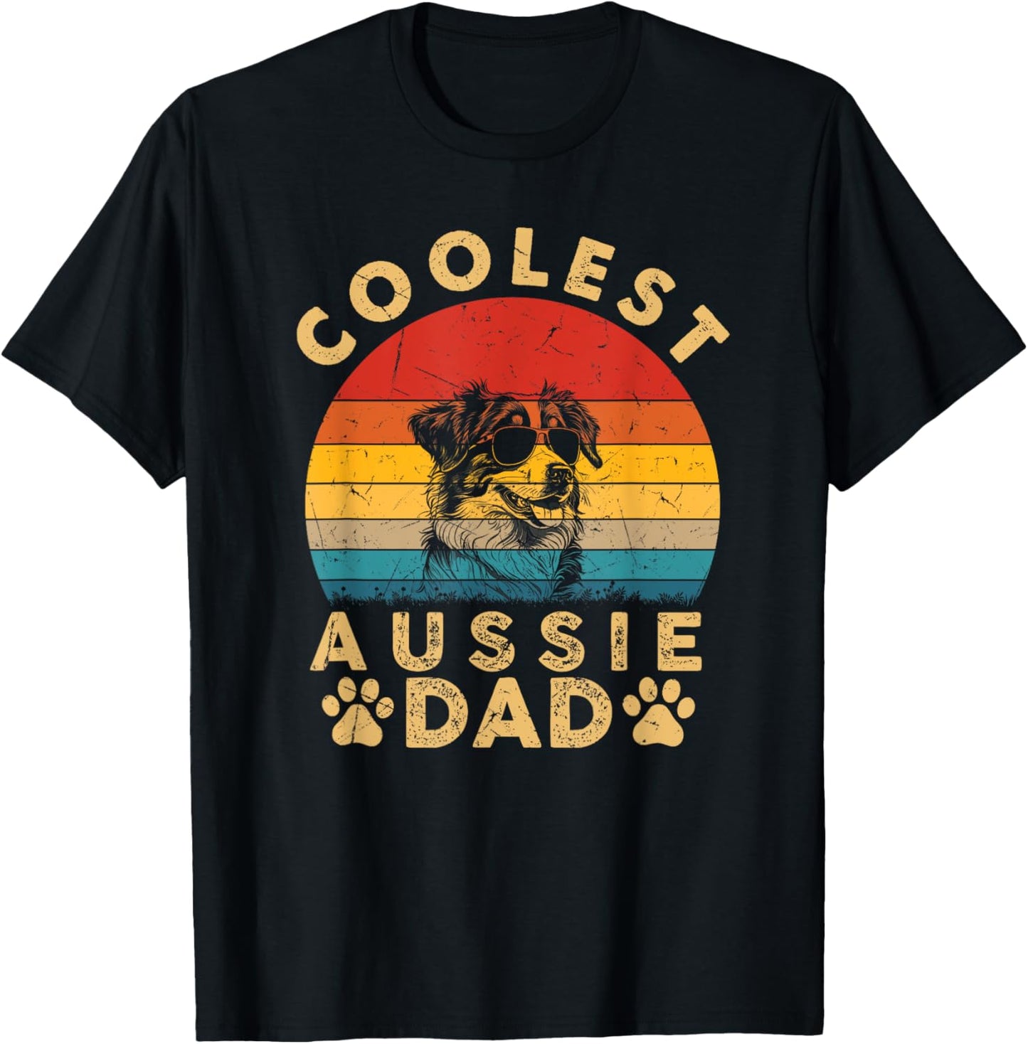 Coolest Aussie Dad Gifts for Men Vintage Aussie Dog Dad Xmas