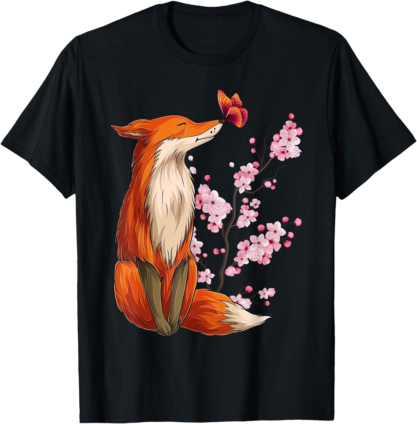 Japanese Fox Cherry blossom Flower sakura trees Kawaii