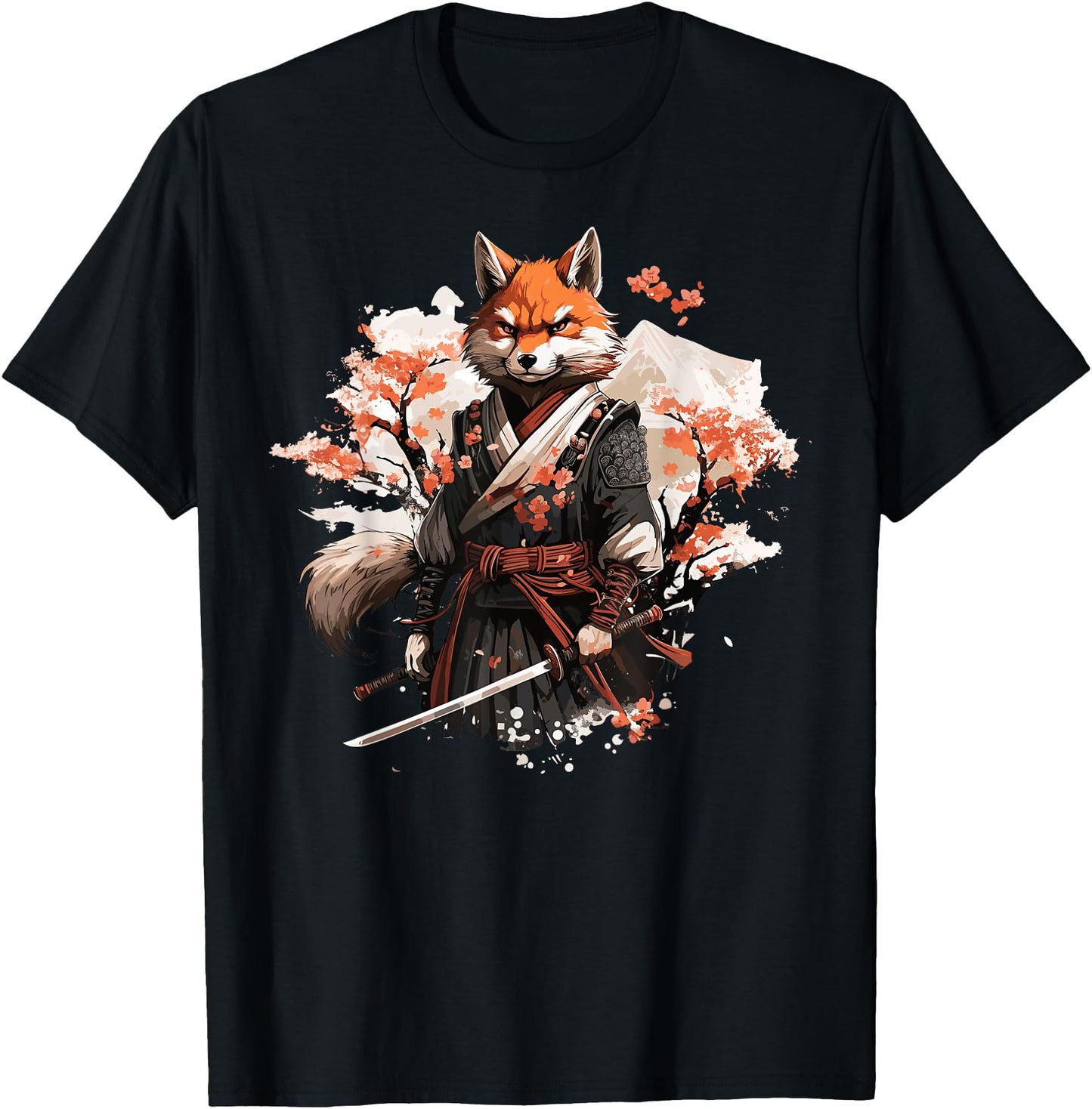 Samurai Fox Warrior Japanese Ninja Fox Kawaii