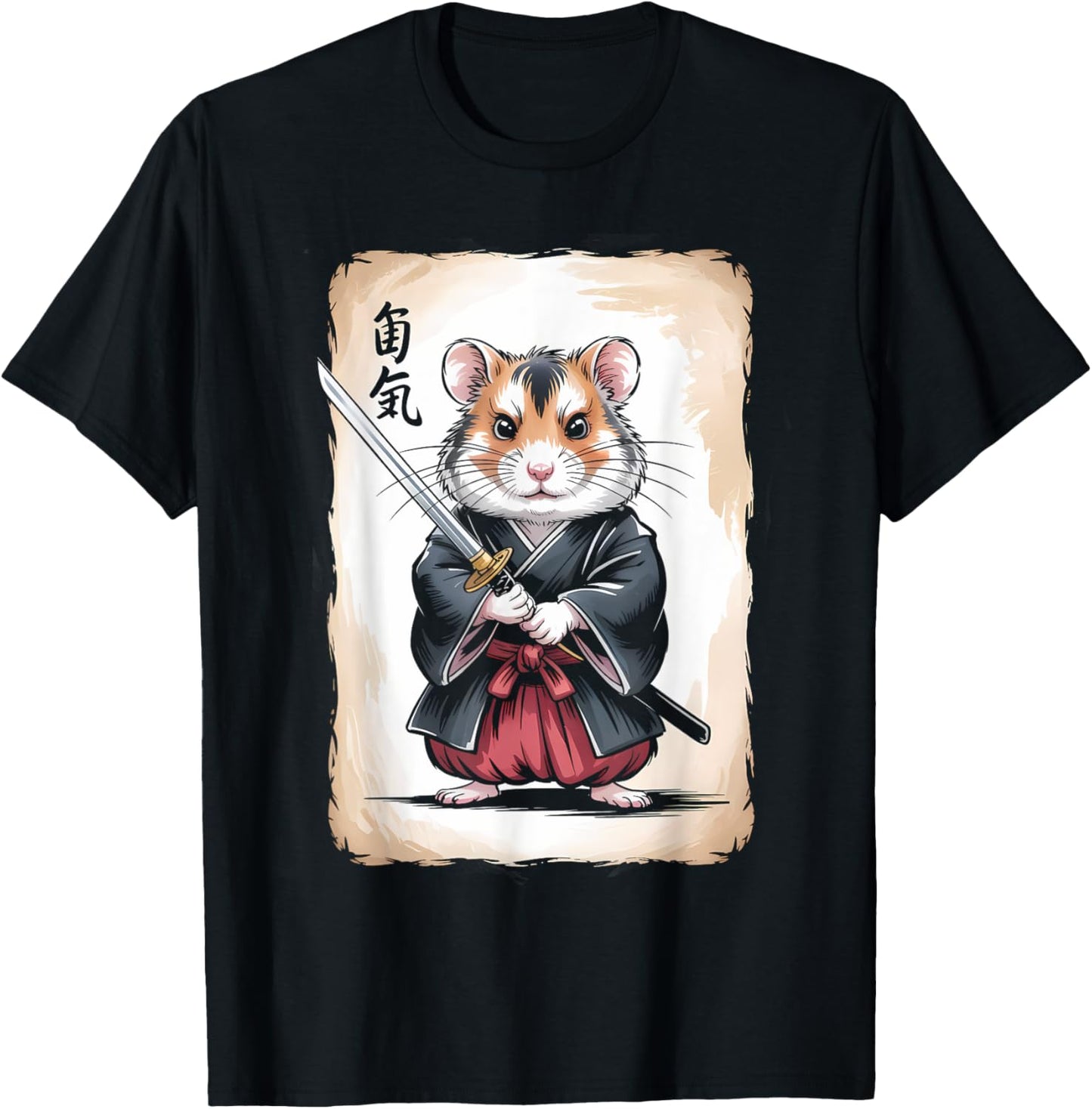 Samurai Hamster Shirt Japanese Culture Art Cool Anime Gifts