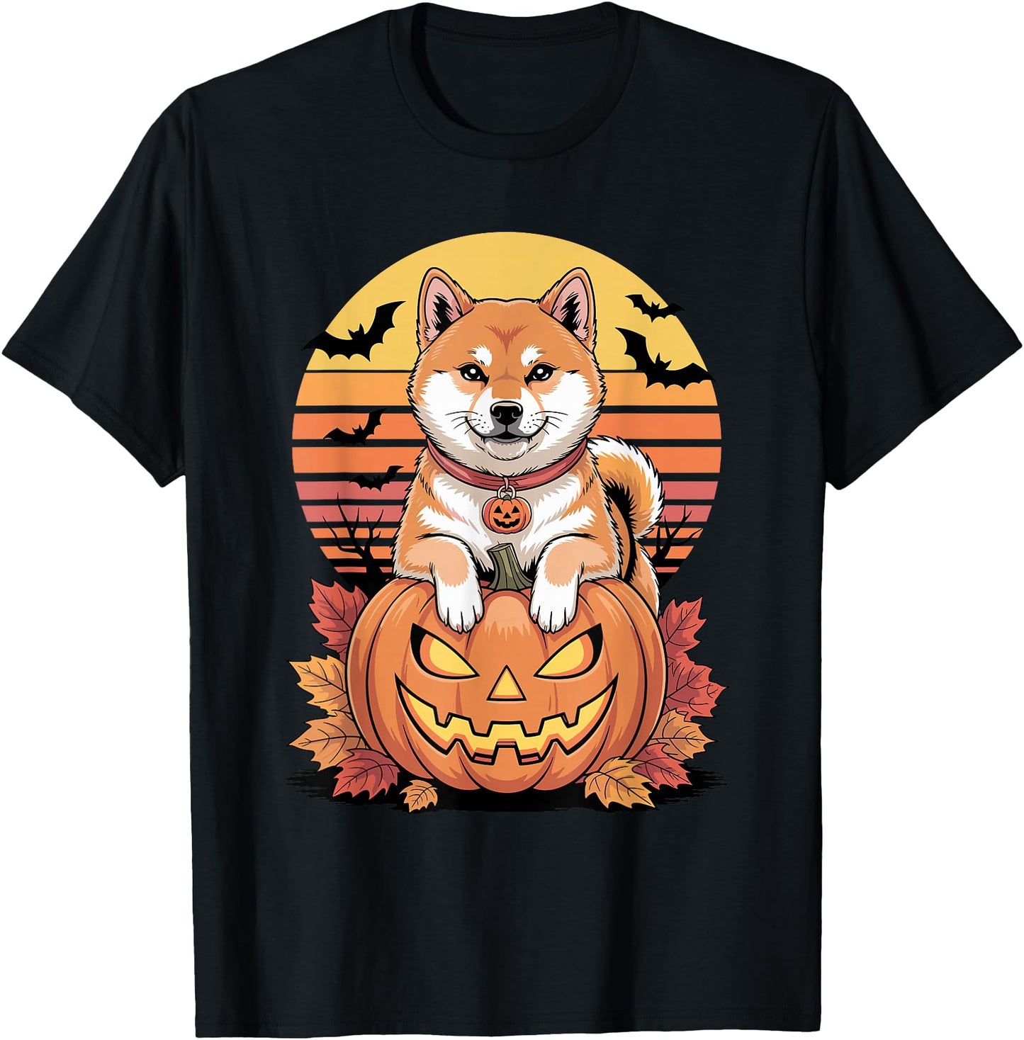 Halloween Retro Japanese Shiba Inu
