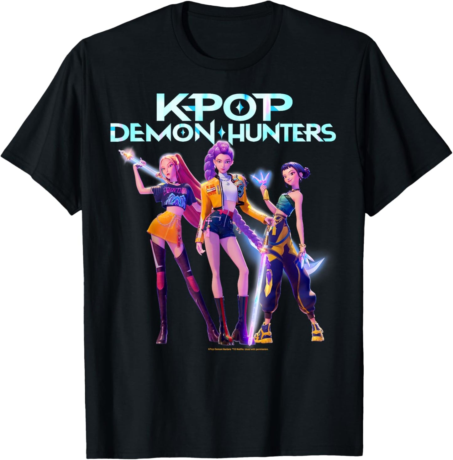 Kpop Demon Hunters Halloween Huntrix Heroic Poses Group Shot