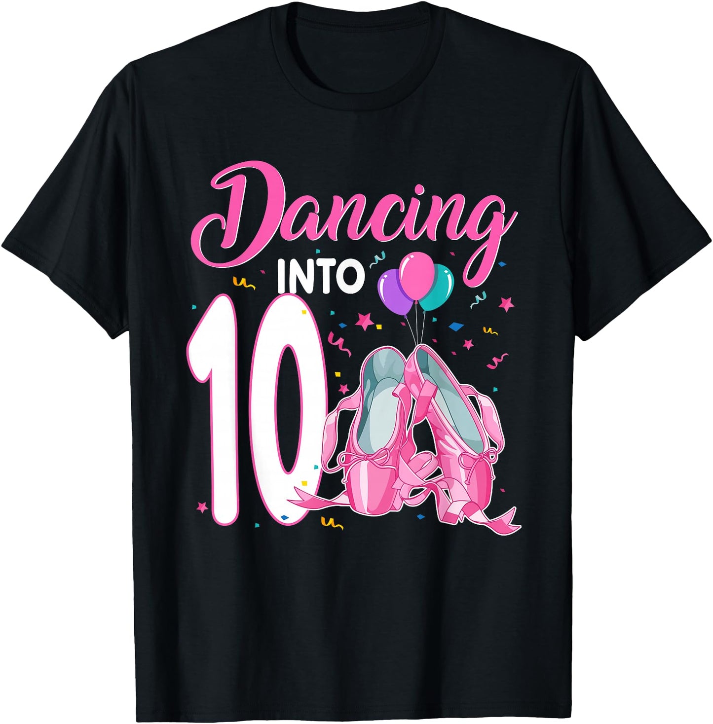 Dancing Into 10 Year Old Birthday Ballerina Girl Party 10th