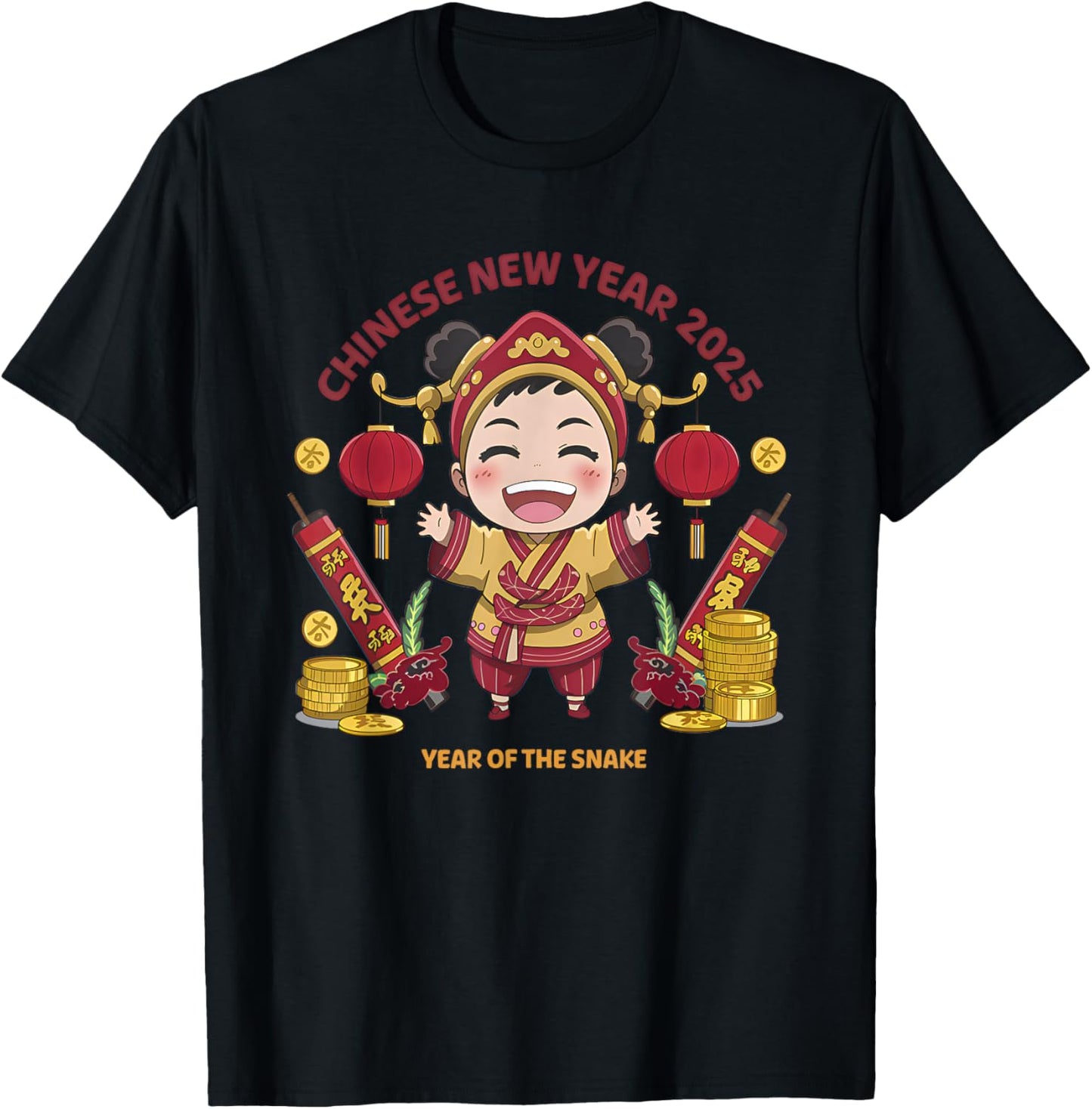 Year of The Snake Chinese Lunar New Year Anime Chibi