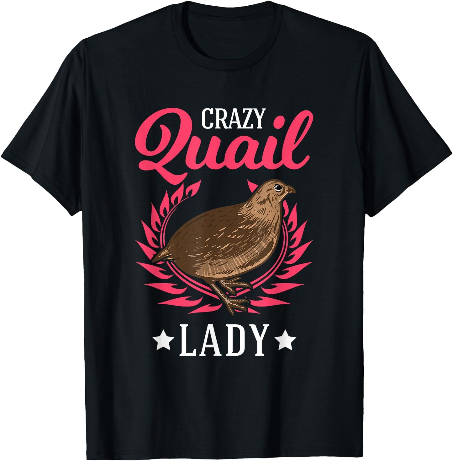 Quail Owner Clothes Crazy Quail Lady Women's Black Japanese Quail