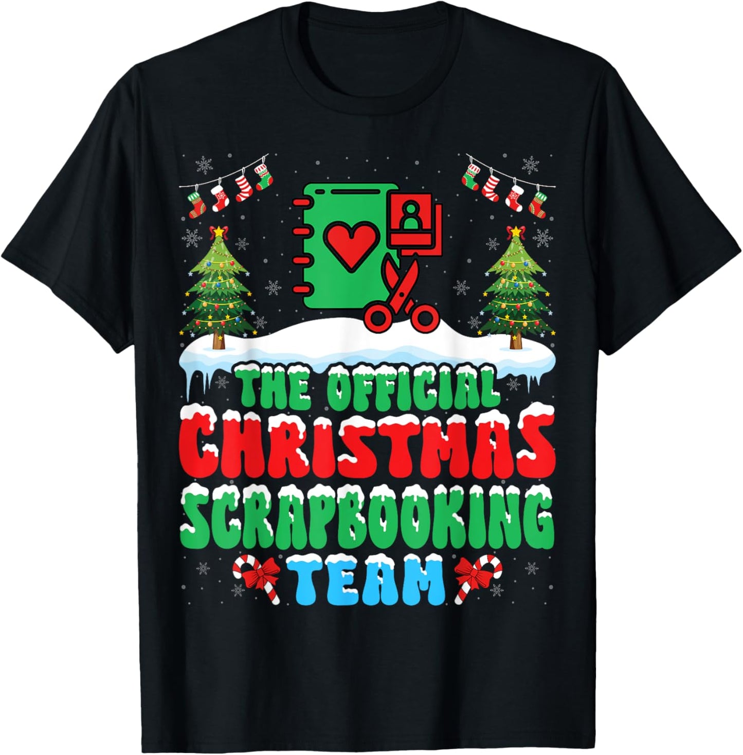 Snow Christmas Scrapbooking Team - Funny Scrapbooker Xmas