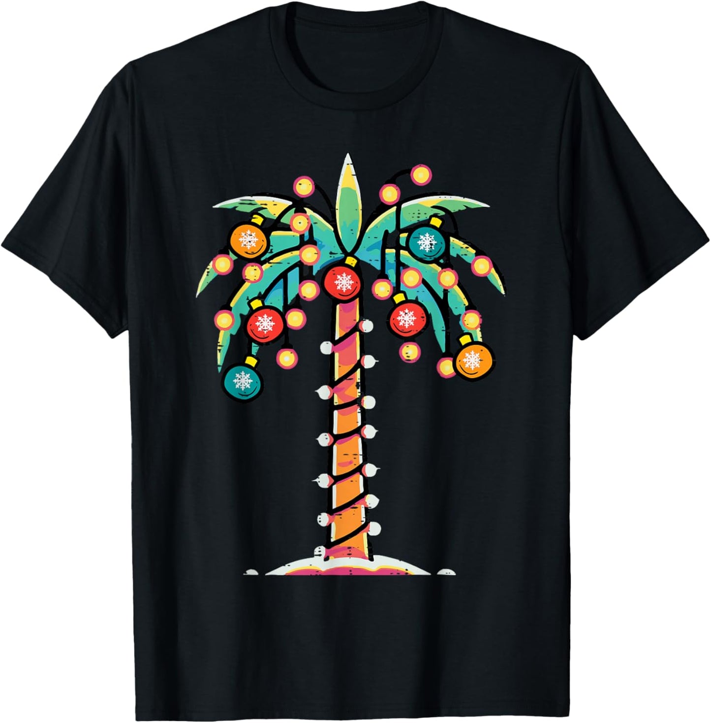 Palm Christmas Tree Xmas Beach Hawaii Tropical Men Women Kid