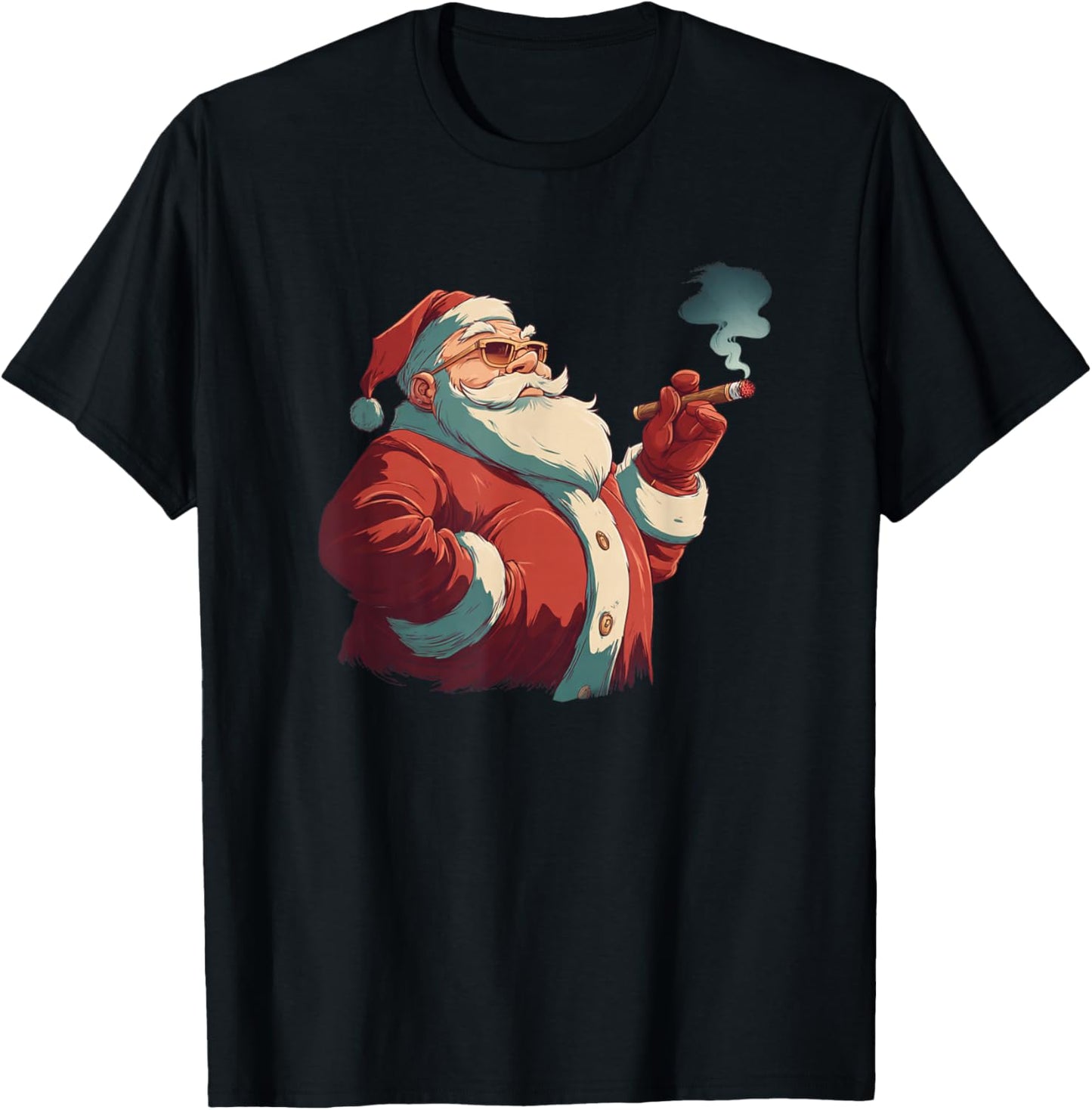 Cool Santa Claus with Festive Cigar Costume
