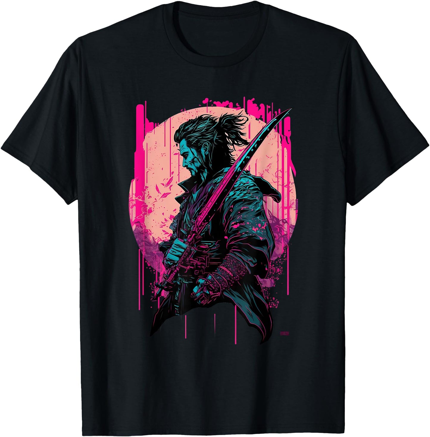 Vaporwave Aesthetic Retro Cyberpunk Samurai Shirt Japanese