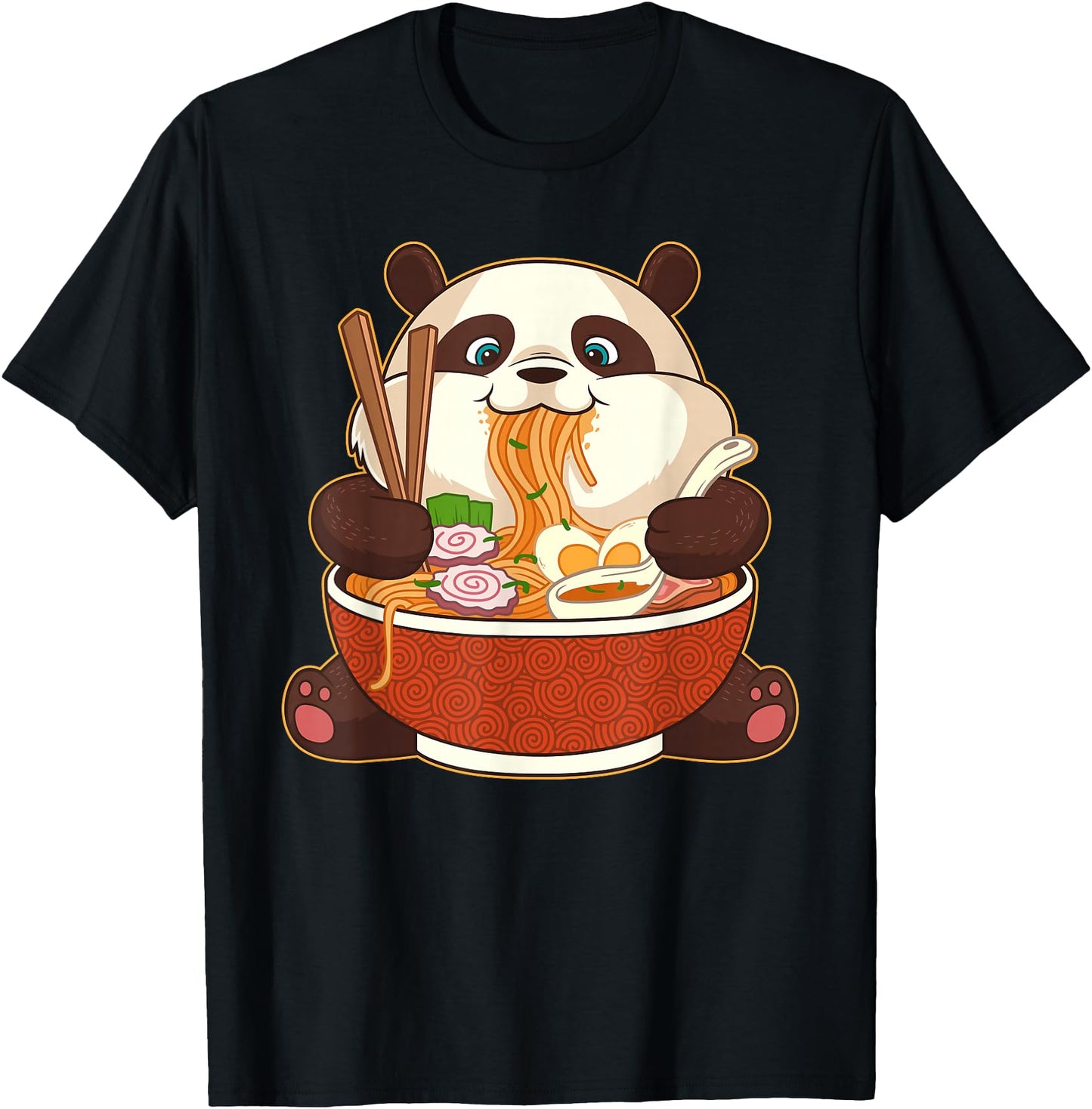 Kawaii Cute Anime Panda Otaku Japanese Ramen Noodle