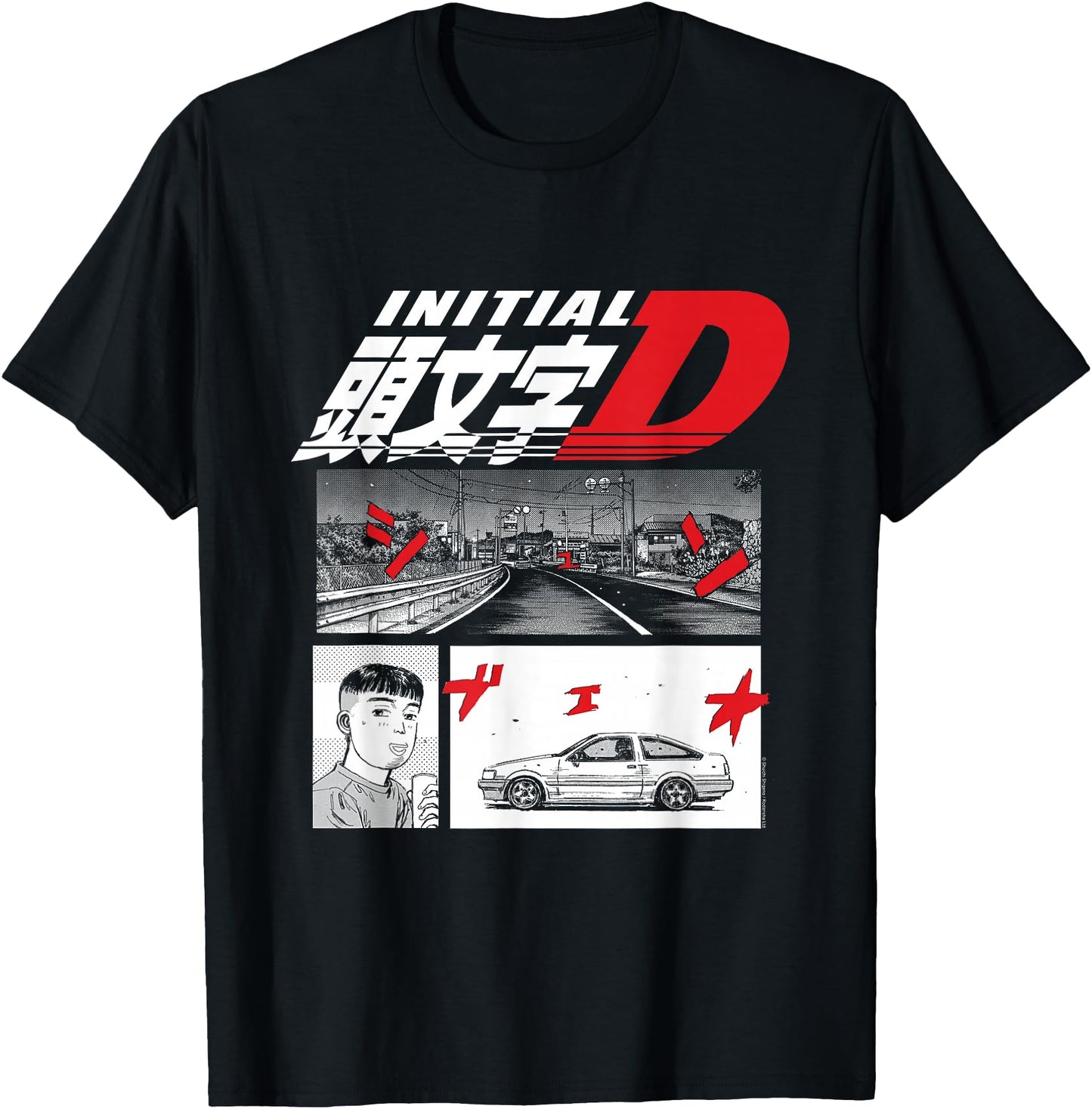 Initial D Manga 3 Panel Manga