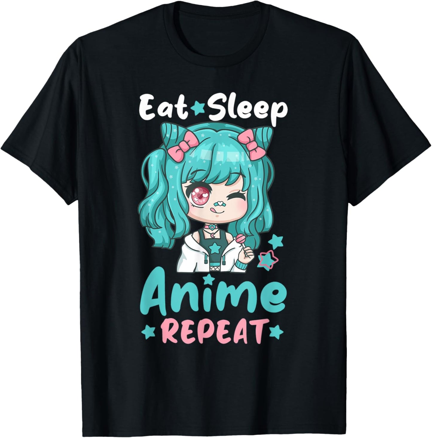 Eat Sleep Anime Repeat I Chibi Kawaii Anime Cosplay