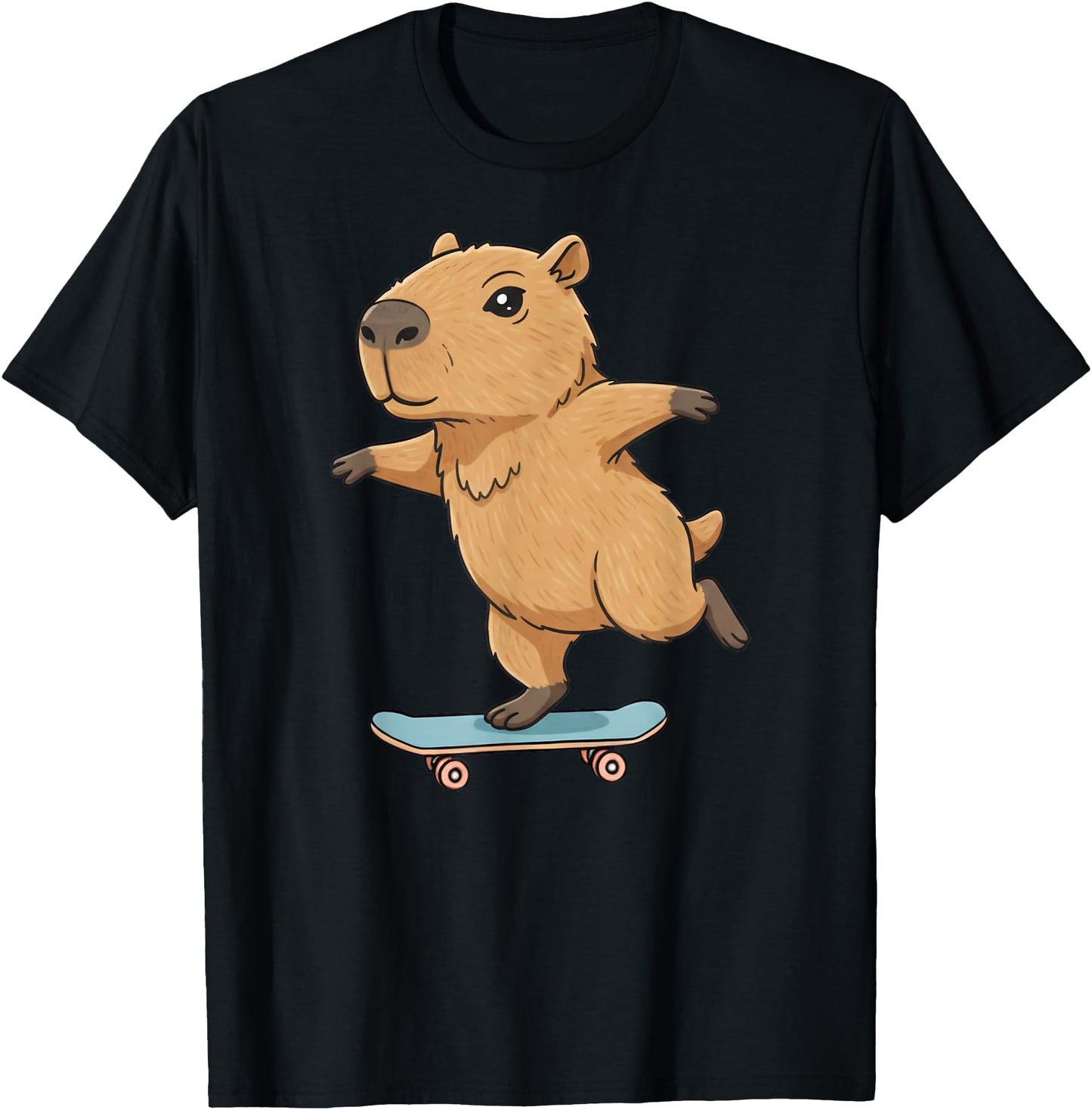 Funny Capybara Skater Skateboard Ballerina Zoo Boys Girls
