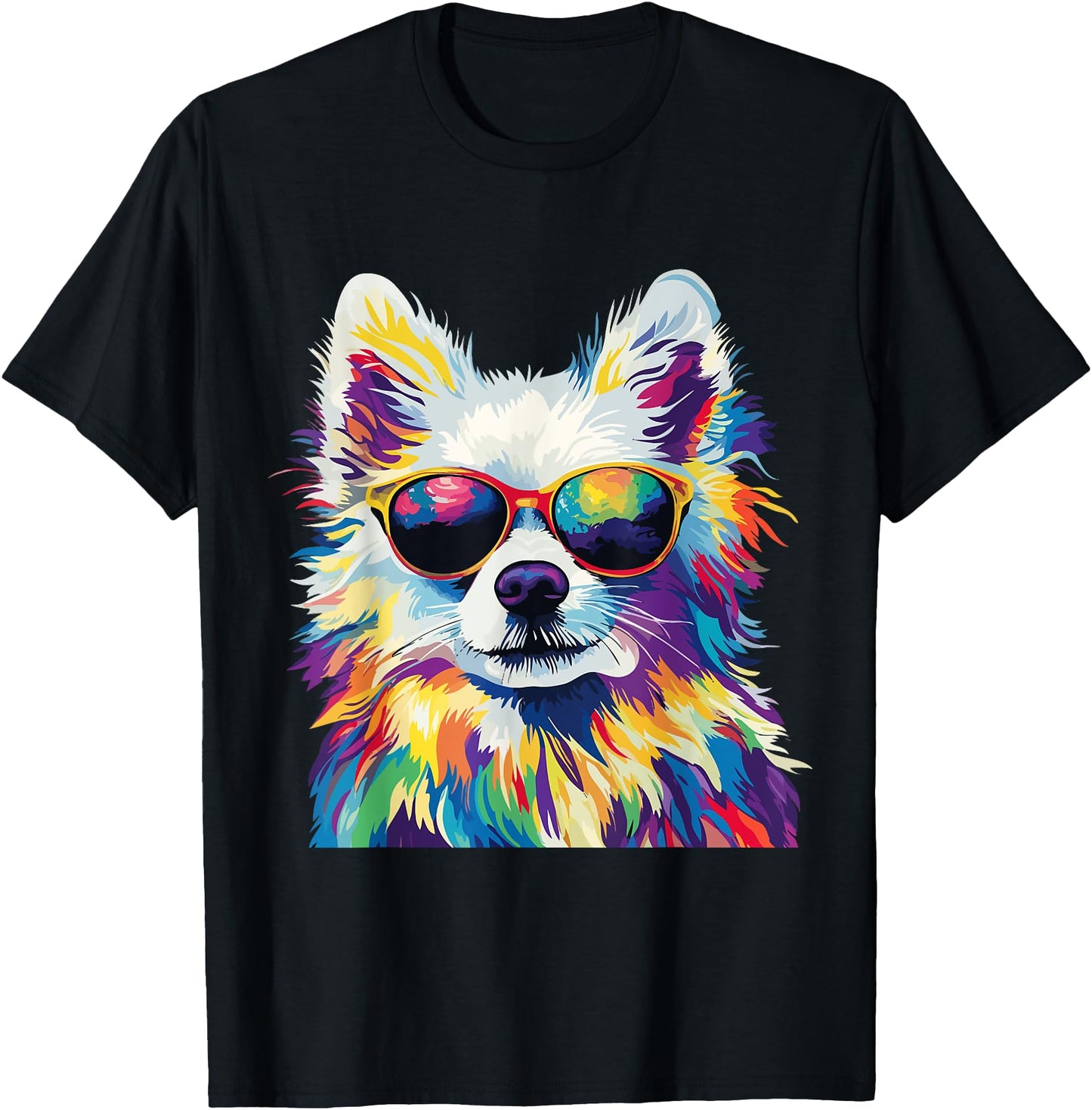 Japanese Spitz Lover Wearing Sunglasses Funny Japanese Spitz