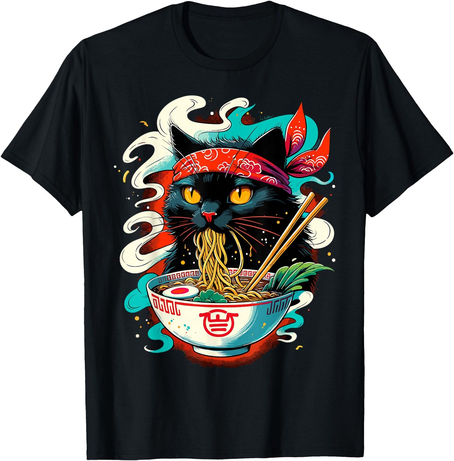 Cat Ramen Noodle Japanese Anime Kawaii Cat