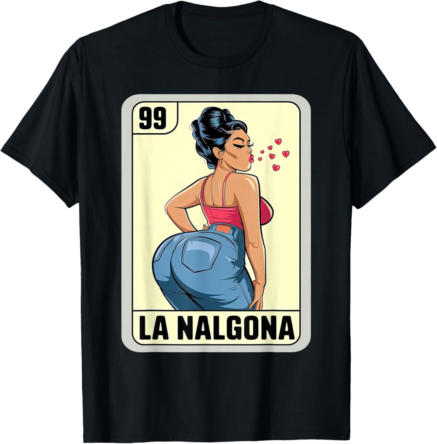 La Nalgona Card Mexican Lottery Card - La Chingona