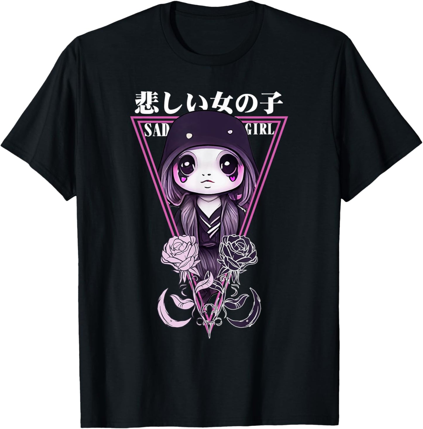 Kawaii Sad Girl Chibi Japanese Gothic Pastel Goth Aesthetic