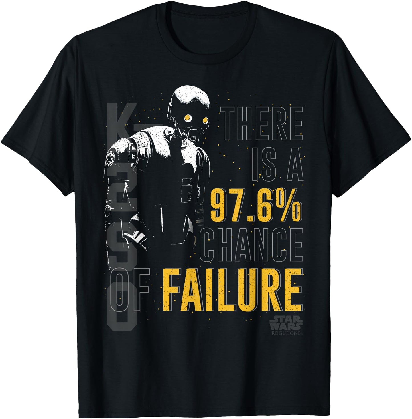 Star Wars Rouge One K-2SO Chance Of Failure Text