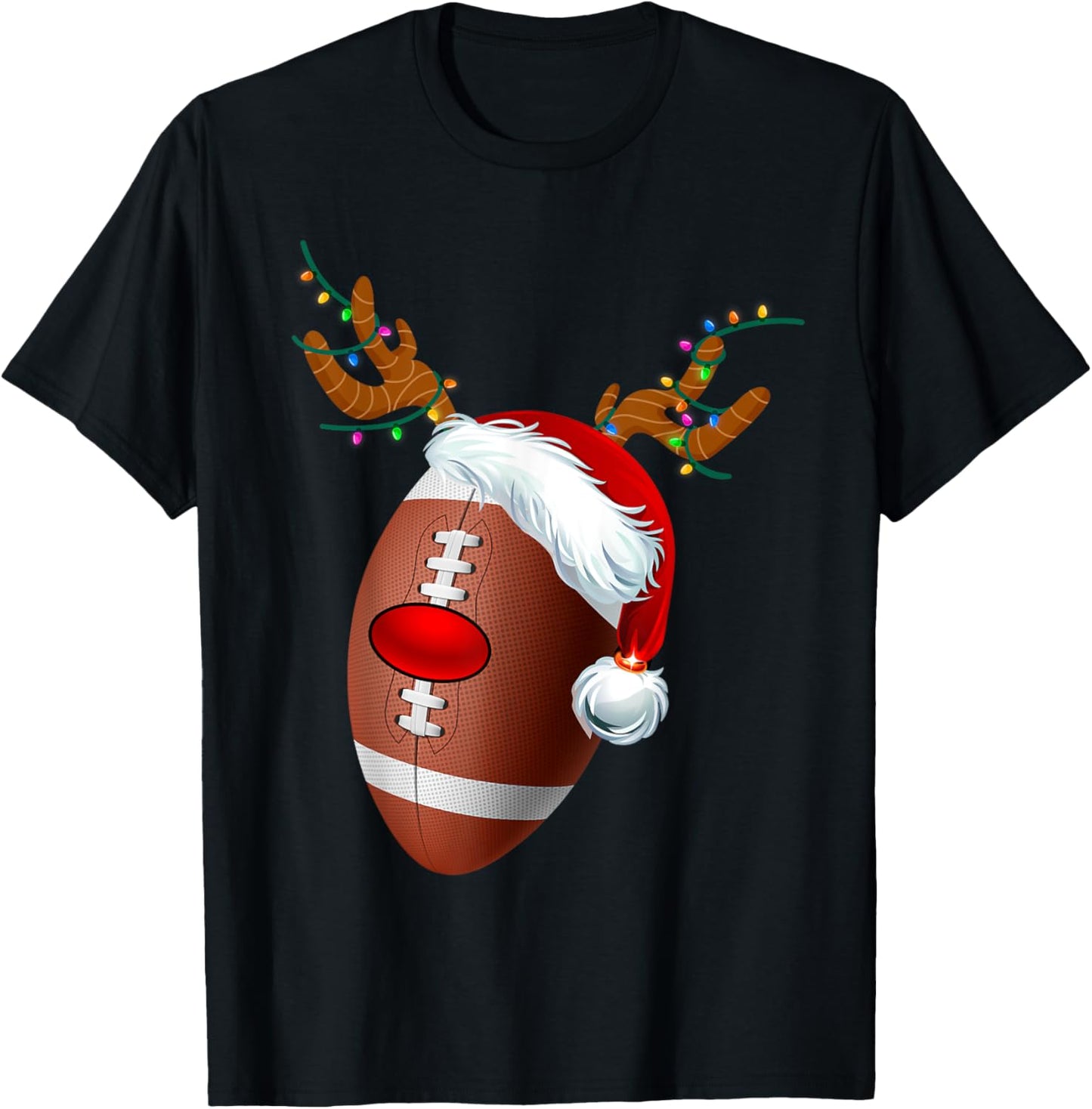 Christmas Football Ball Santa Hat Reindeer Xmas Boys Men