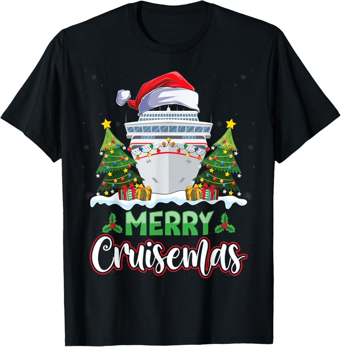 Merry Cruisemas Funny Vacation Cruise Ship Christmas Holiday