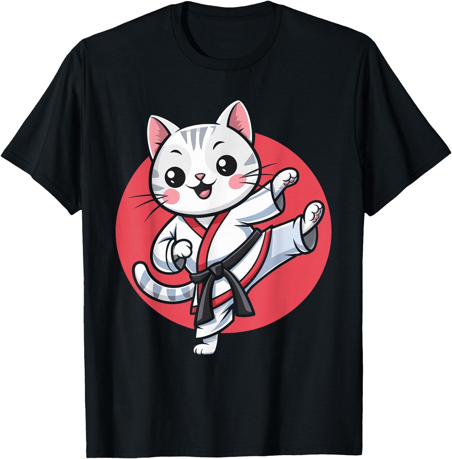 Japanese Cat Karate Kawaii jiu jitsu Women Girls